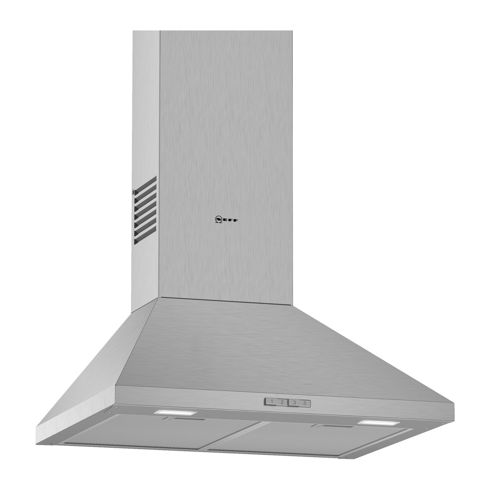 Neff D62PBC0N0B N30 60cm Pyramid Design Chimney Hood in Stainless Stee