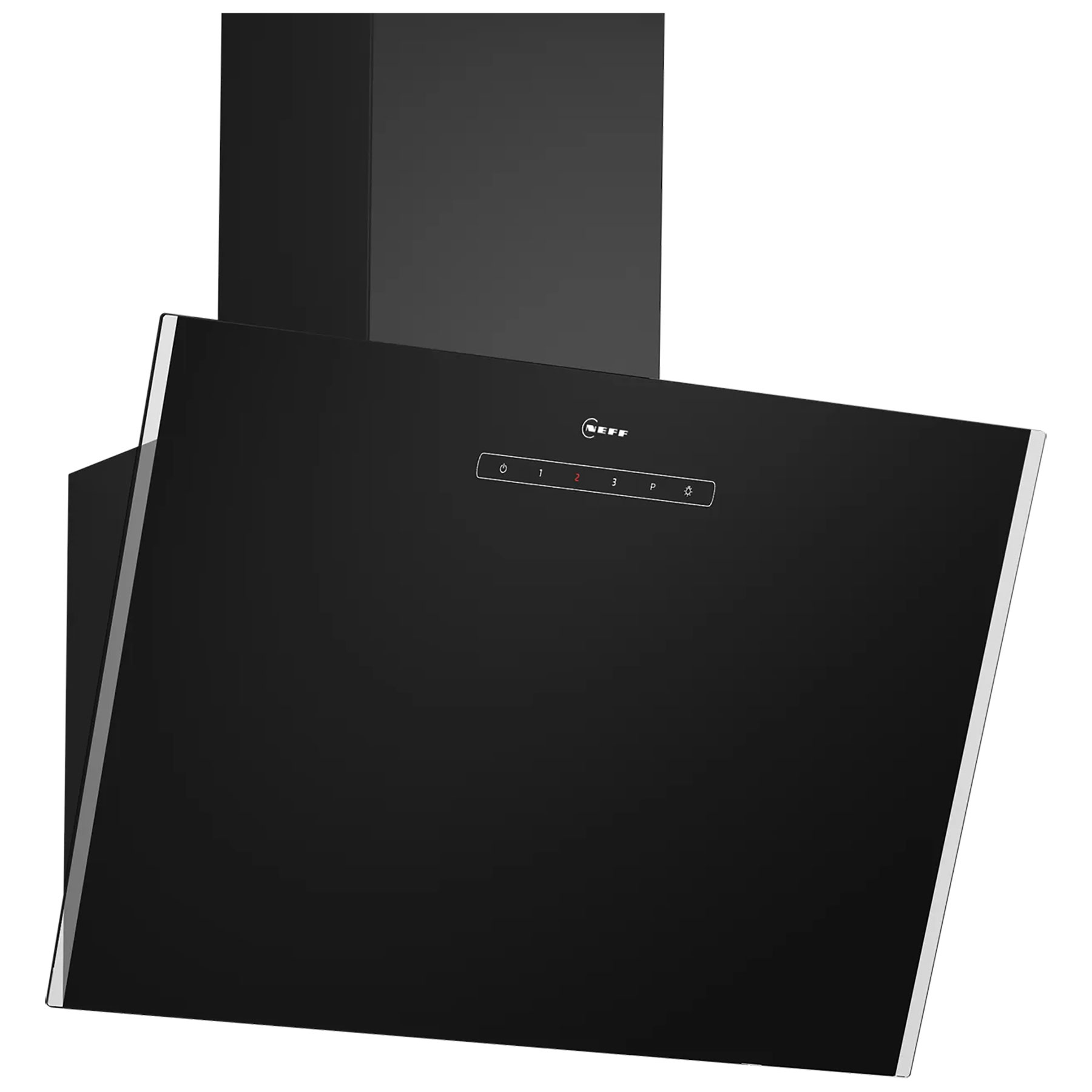 Neff D63IDK1S0B N30 60cm Angled Chimney Hood black Glass Anthracite