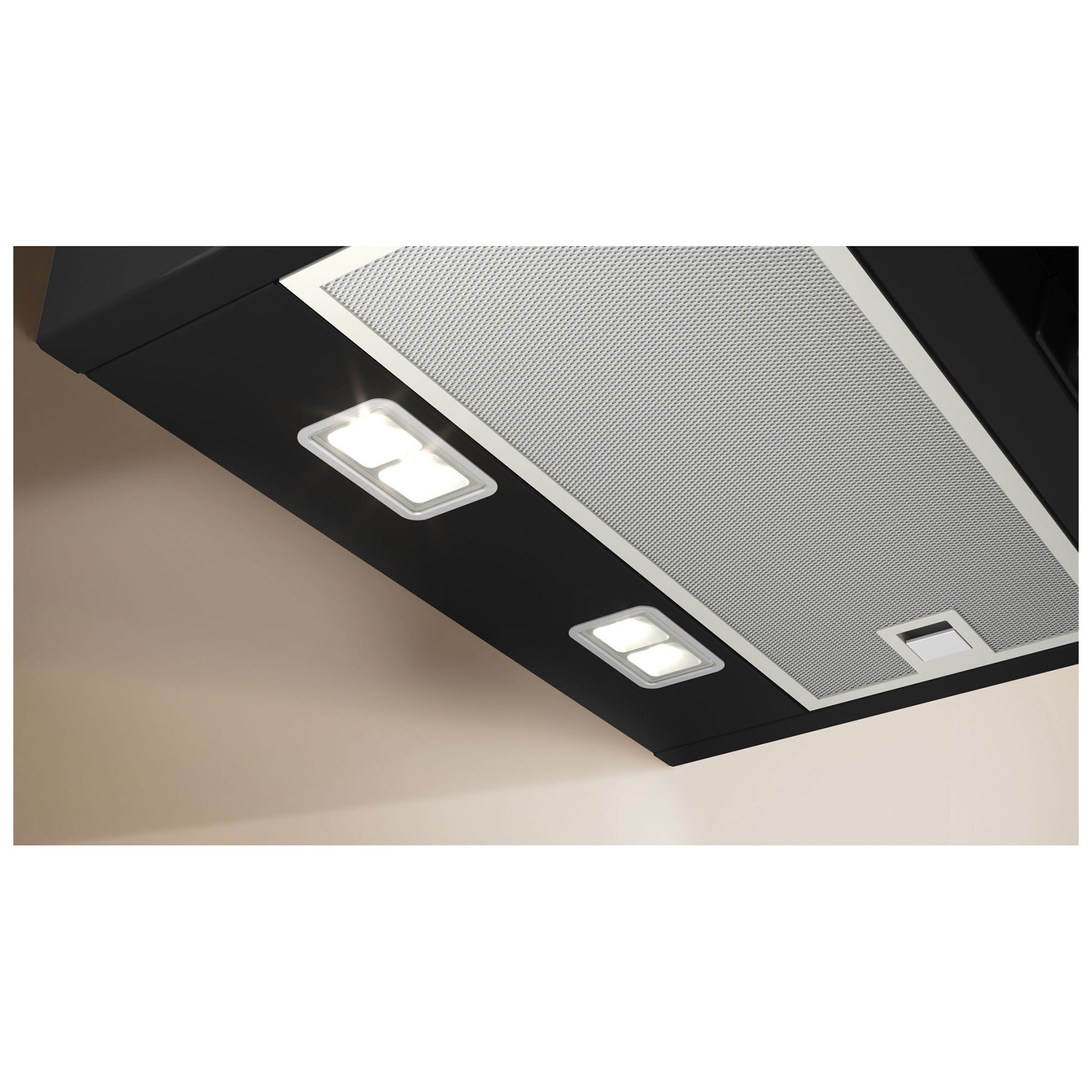 Neff D65IFN1S0B N50 60cm Inclined Chimney Hood in Black Glass, photo 3