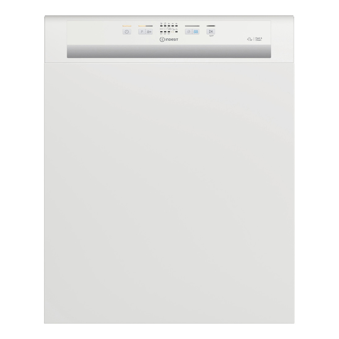 Image of Indesit DBE2B19UK 60cm Semi Integrated Dishwasher 12 Place F Rated