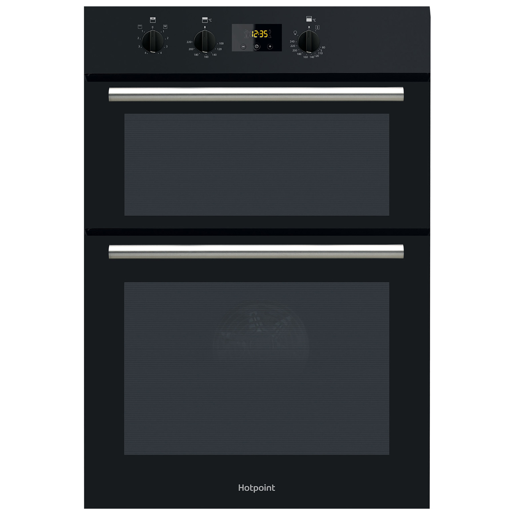 Image of Hotpoint DD2540BL Built In Electric Double Oven in Black