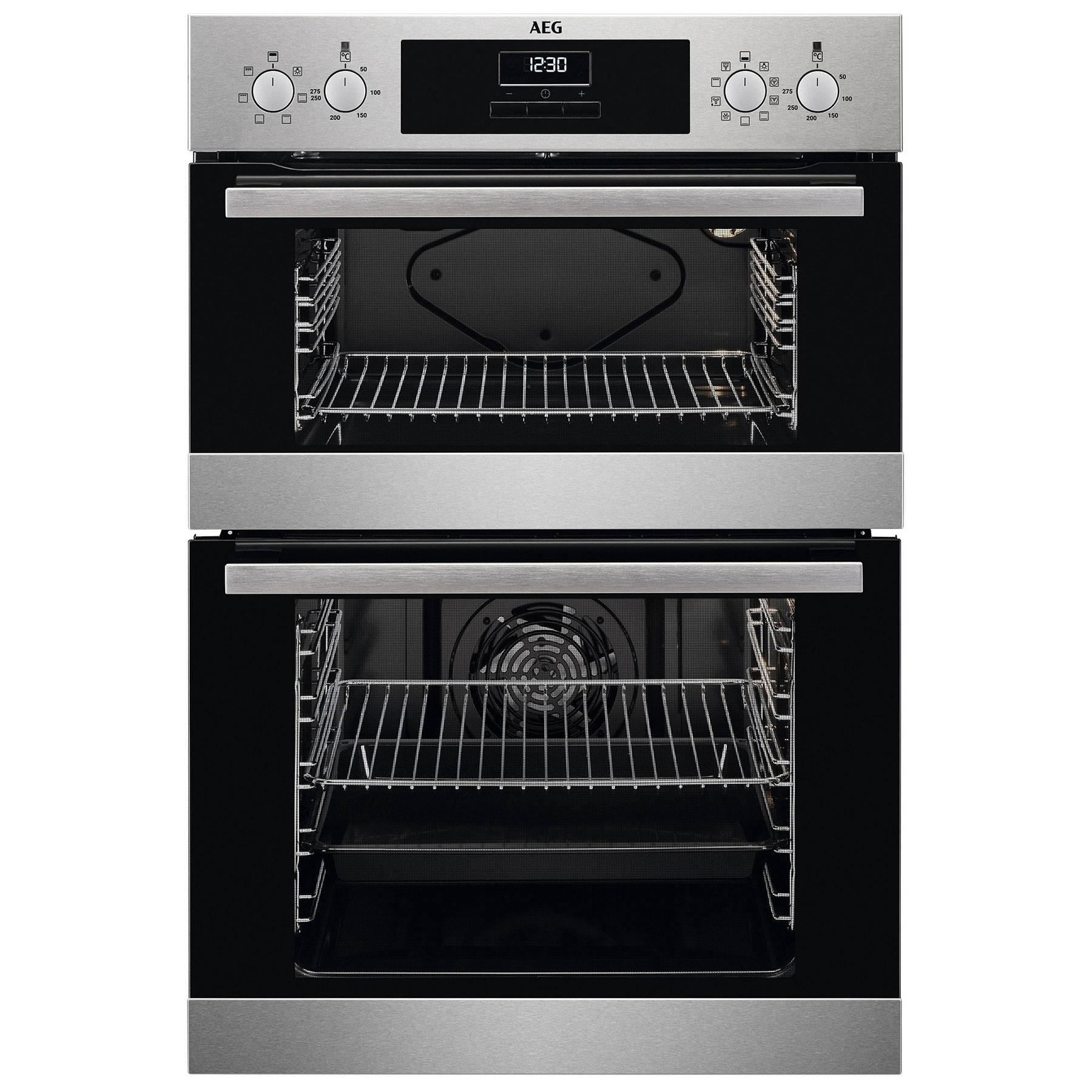 Image of AEG DEX33111EM Built In Double Electric Multifunction Oven in St Steel