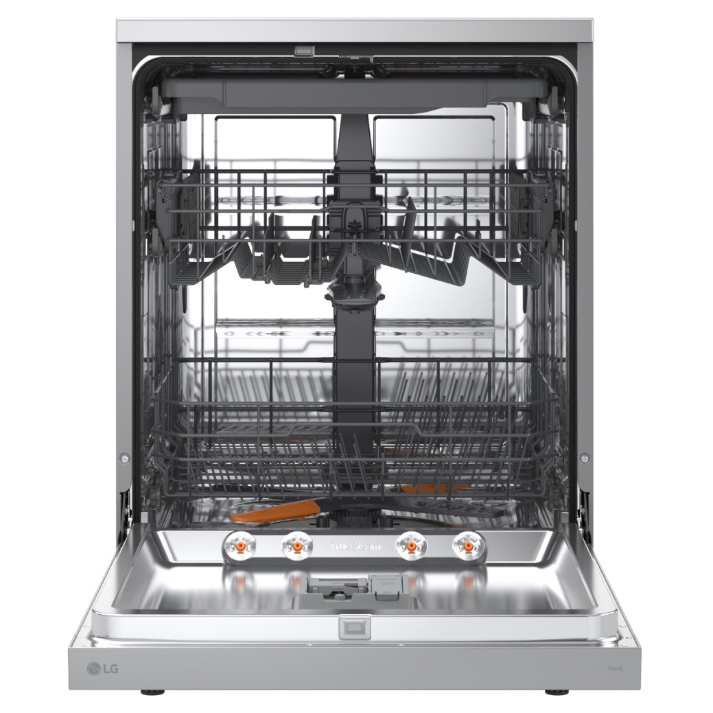 LG DF273FVS 60cm Dishwasher in Silver 14 Place Setting A Rated QuadWas, photo 2
