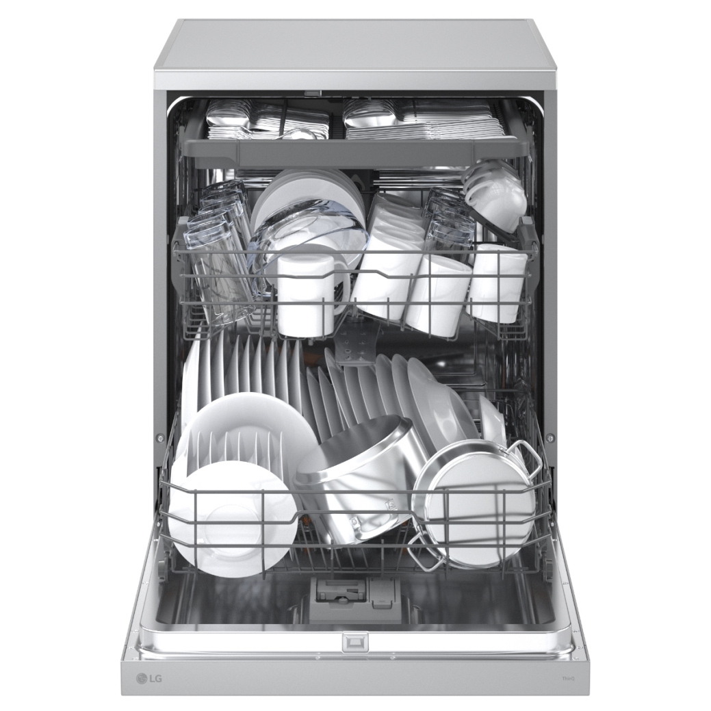 LG DF273FVS 60cm Dishwasher in Silver 14 Place Setting A Rated QuadWas, photo 4