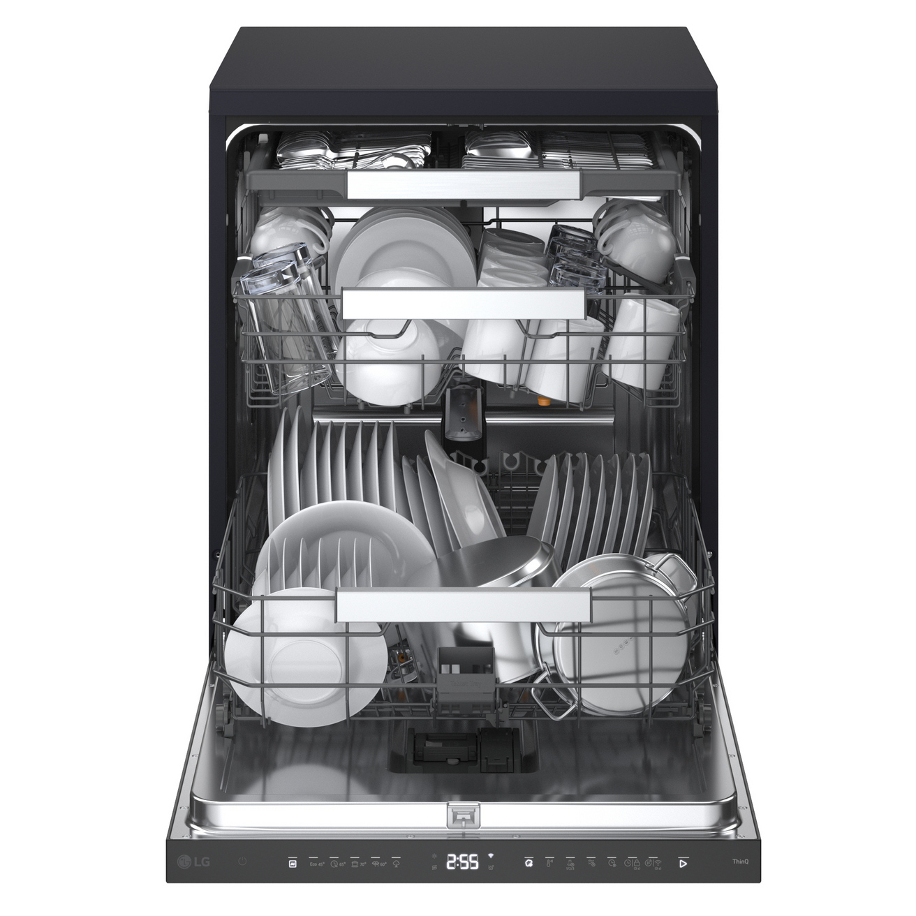 LG DFGH836P 60cm Dishwasher in Matte Black 15 Place Setting A Rated Th, photo 5