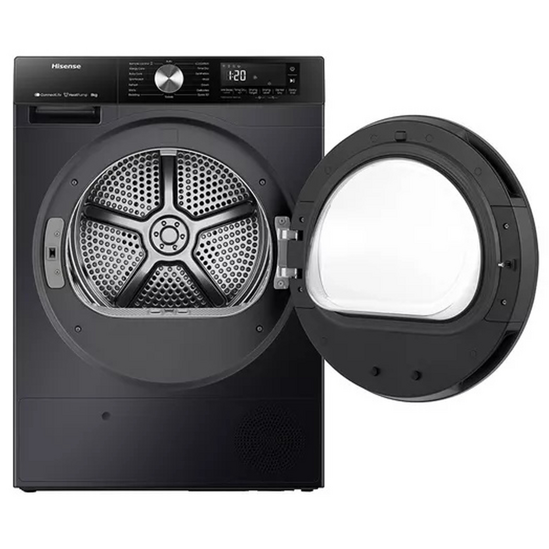 Hisense DH3S802BB3 8kg Heat Pump Condenser Dryer in Black A Rated Conn, photo 2