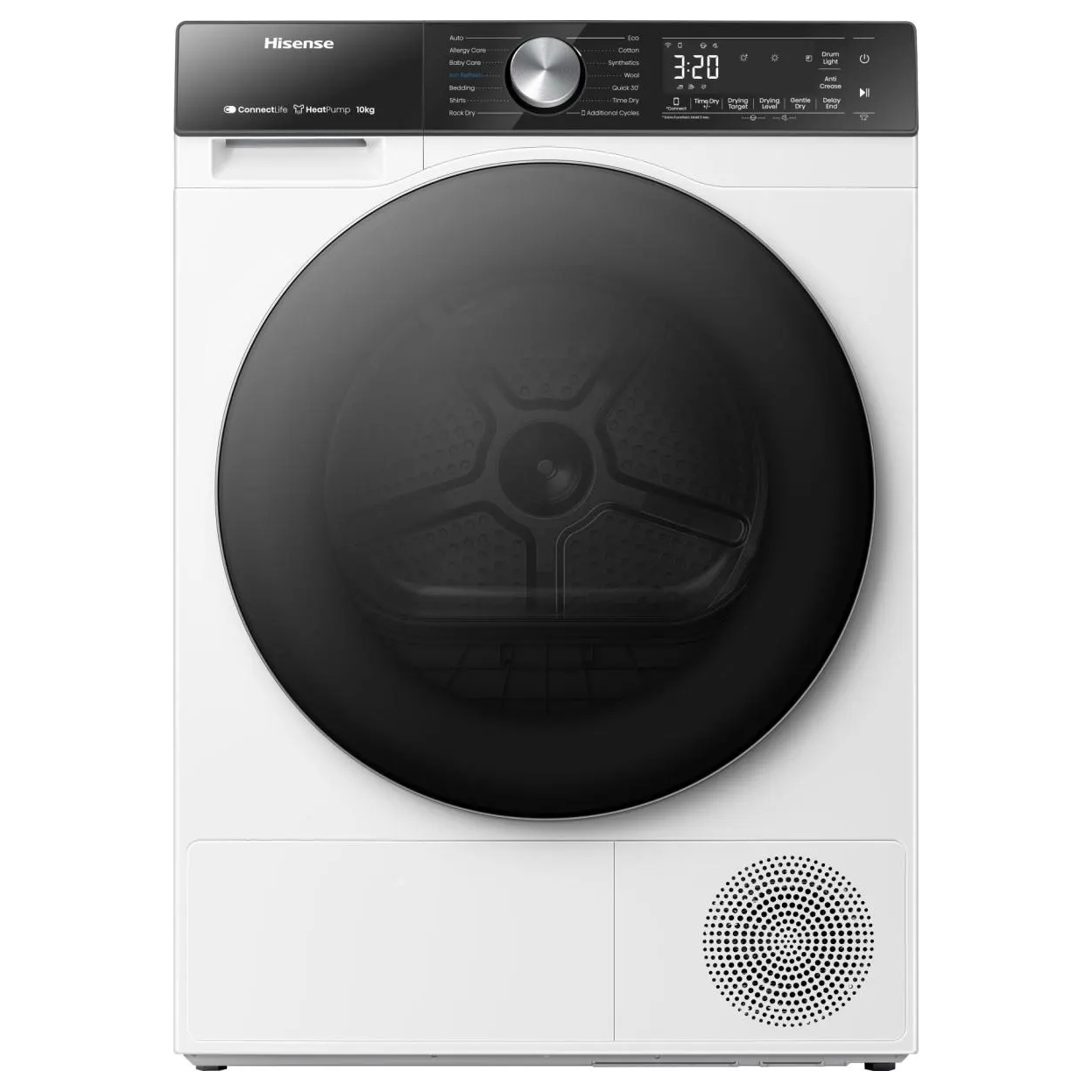 Hisense DH5S102BW 10kg Heat Pump Condenser Dryer in White A Rated Conn