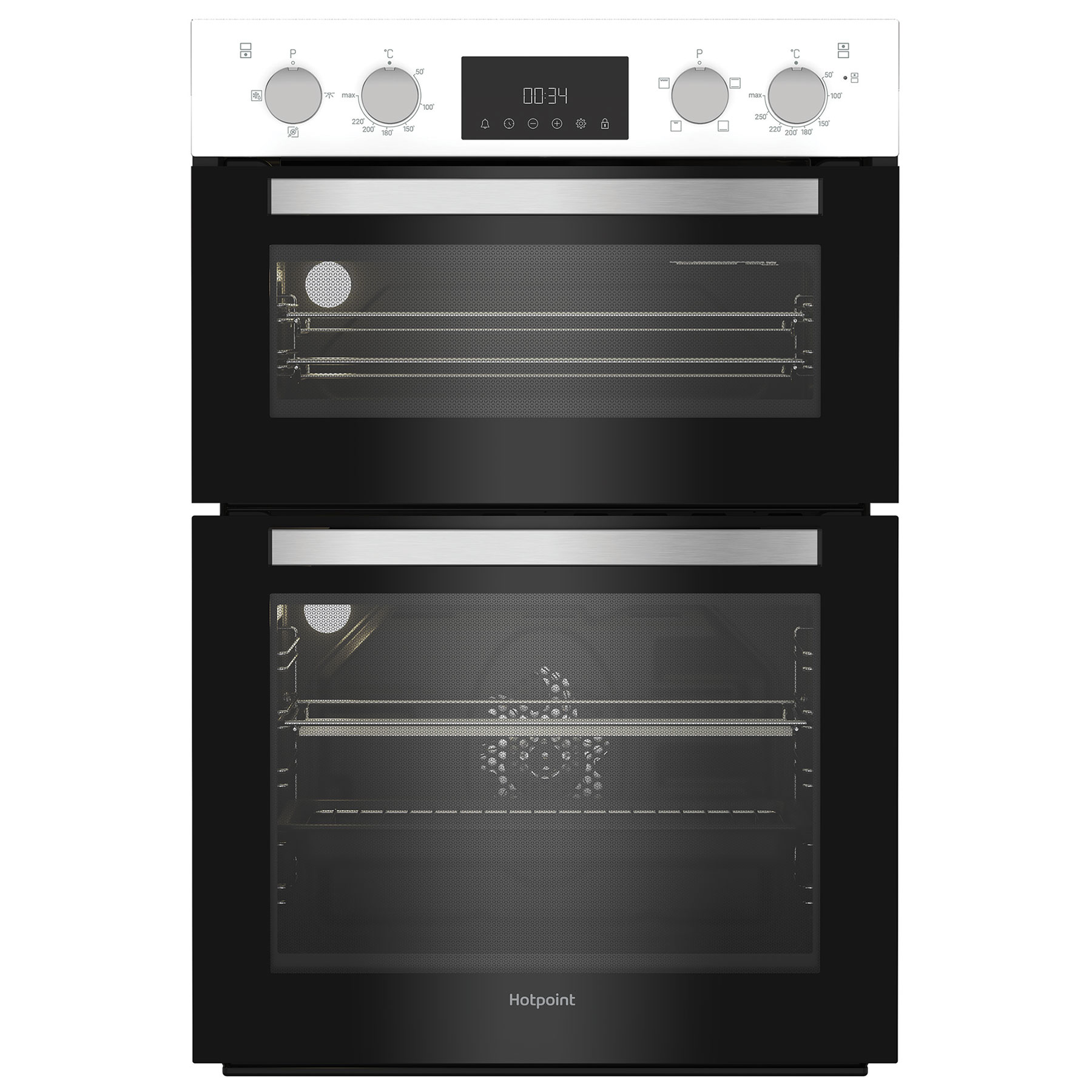 Hotpoint DIH10DW Built In Electric Double Oven in White