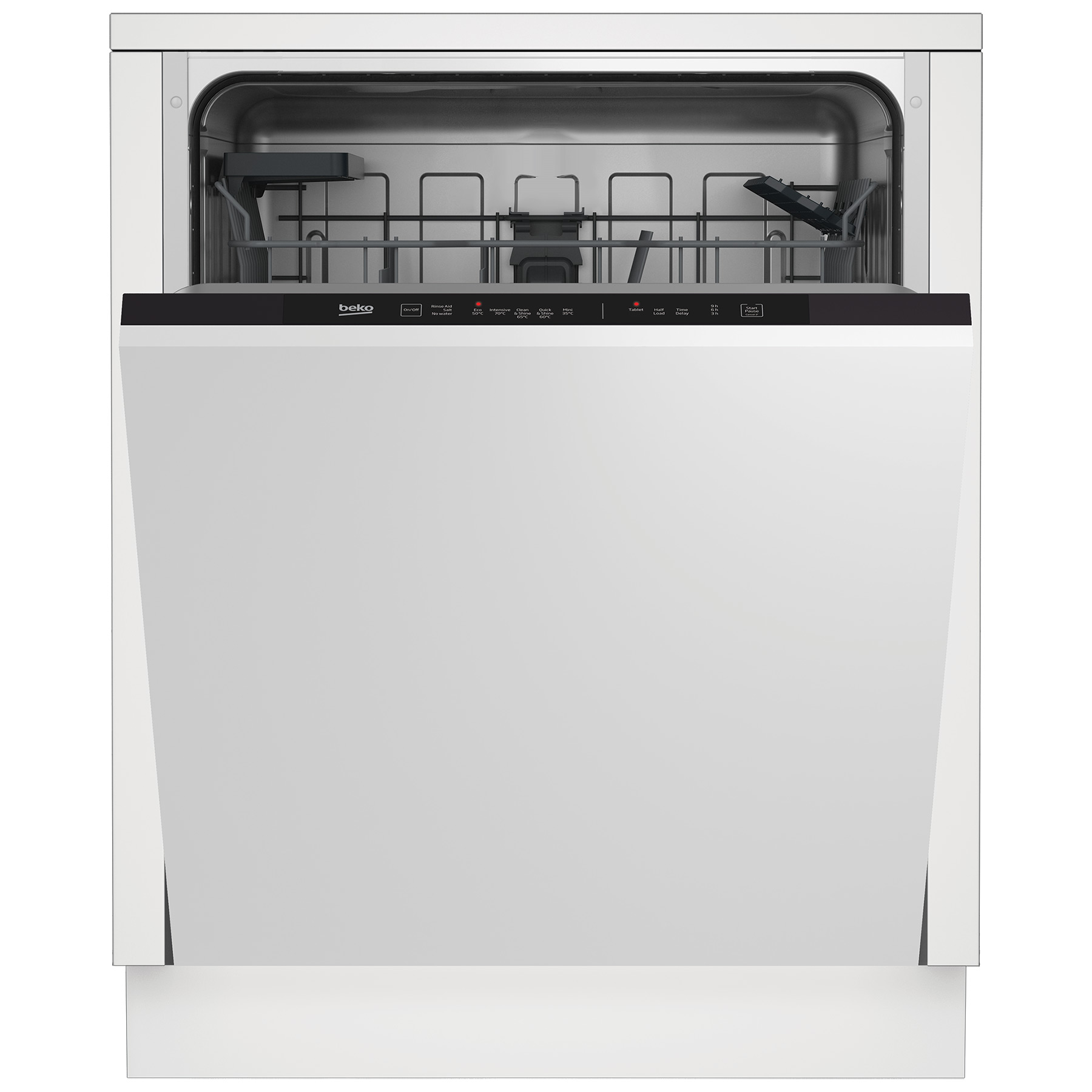 Image of Beko DIN15C20 60cm Fully Integrated Dishwasher 14 Place E Rated