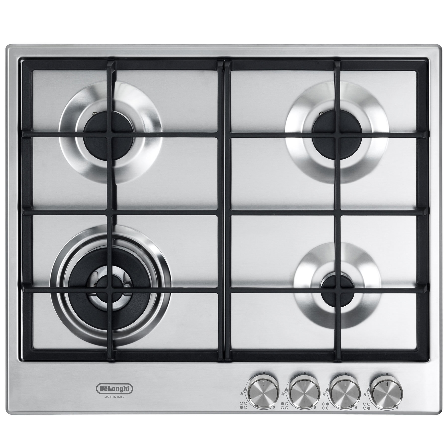 Delonghi DNSL460X 4 Burner Gas Hob in Stainless Steel Includes 3 5 kW