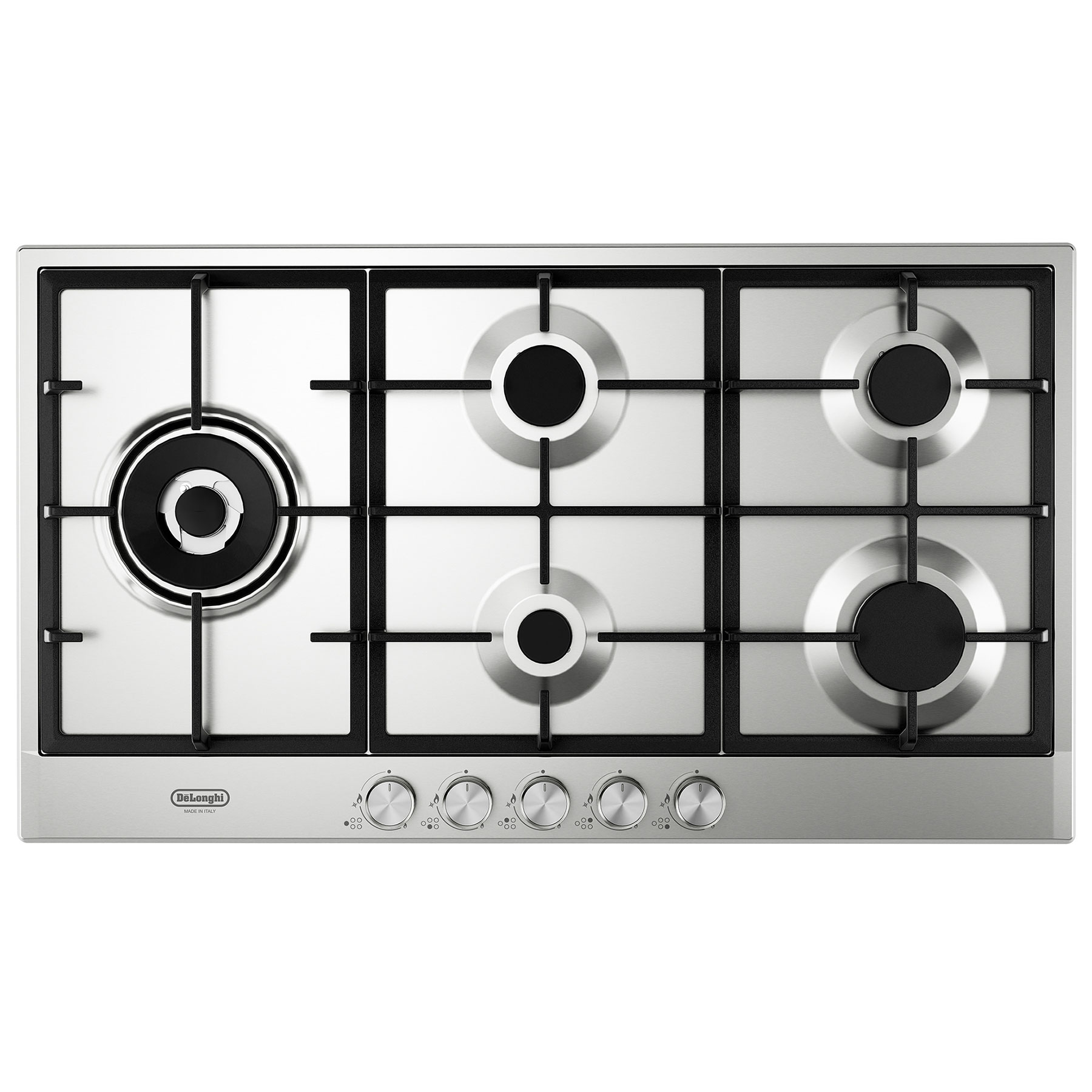 Delonghi DNSL590X 5 Burner Gas Hob in Stainless Steel Includes 3 8 kW