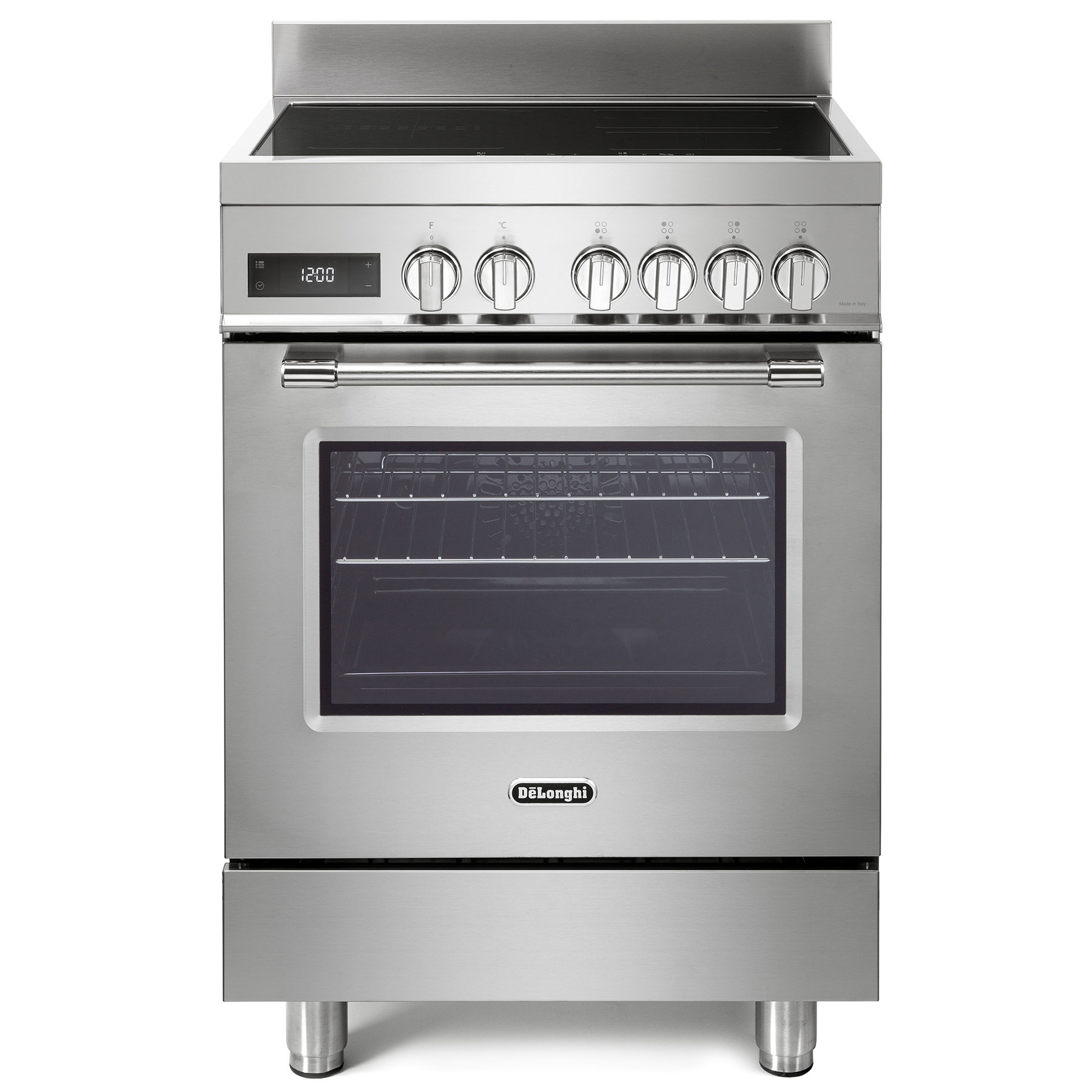 Image of Delonghi DSC626IND 60cm Single Cavity Electric Cooker St St Induction