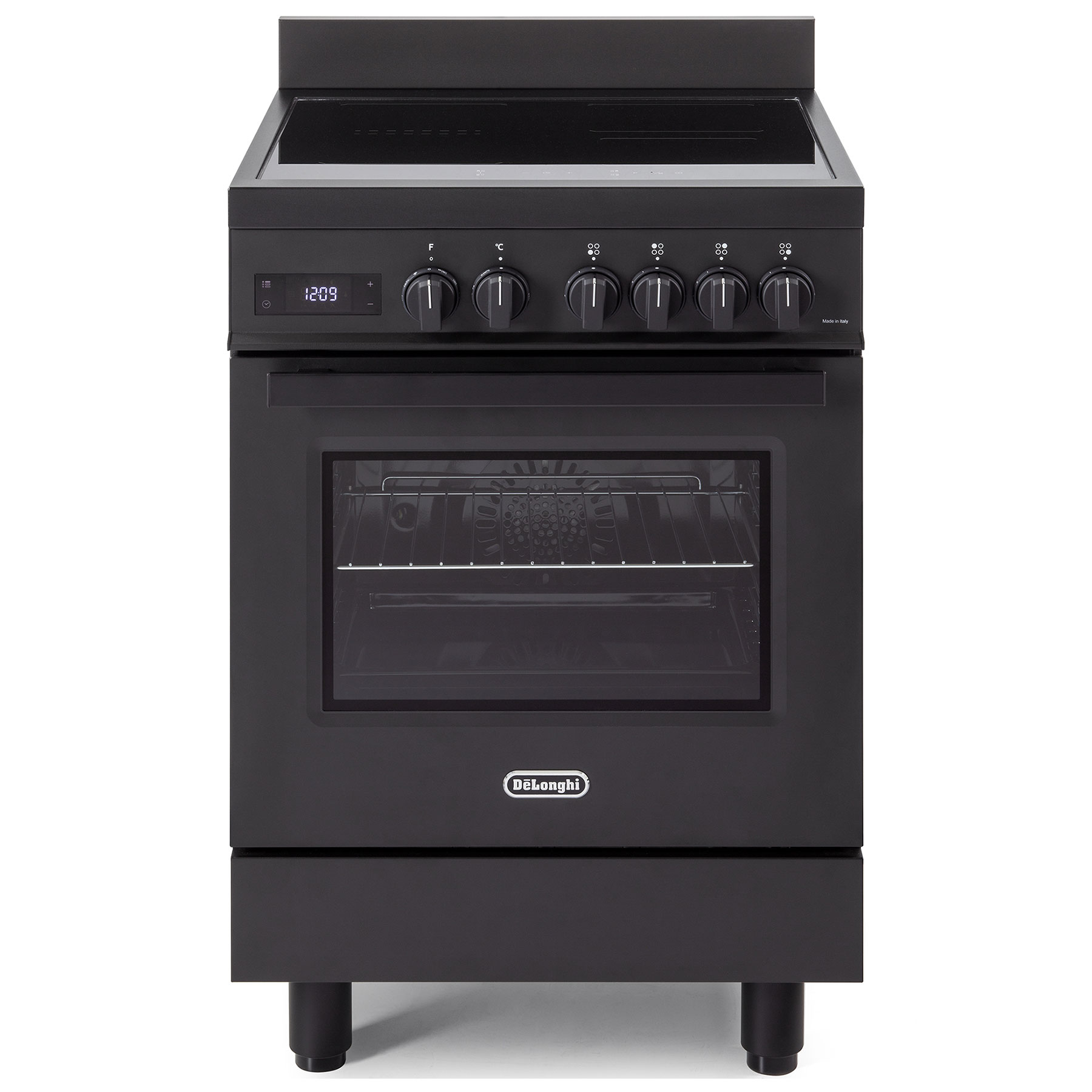 Delonghi DSC626INDBL 60cm Single Cavity Electric Cooker Black Inductio