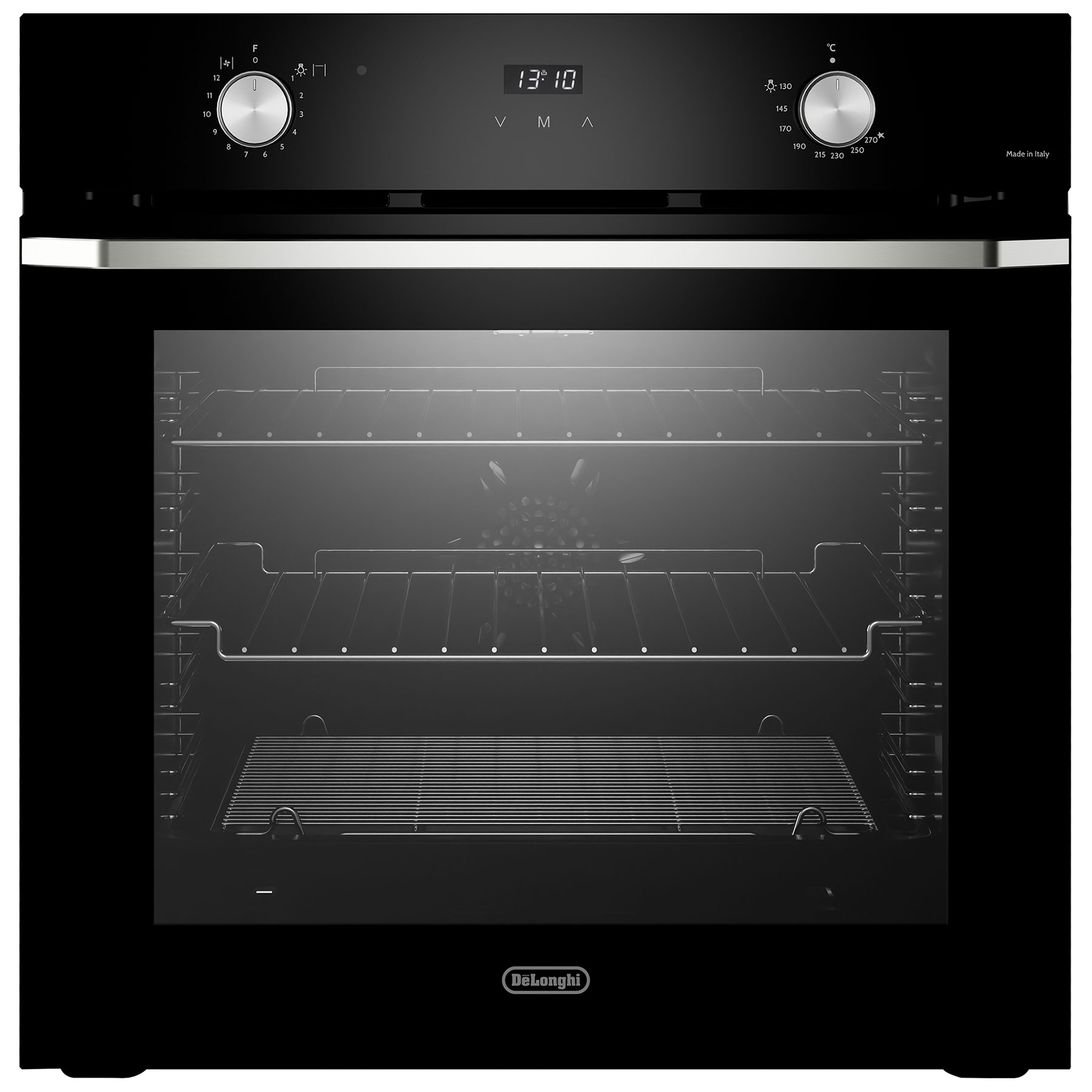 Delonghi DSG10NL 60cm Gas Single Oven in Black 70L A Rated