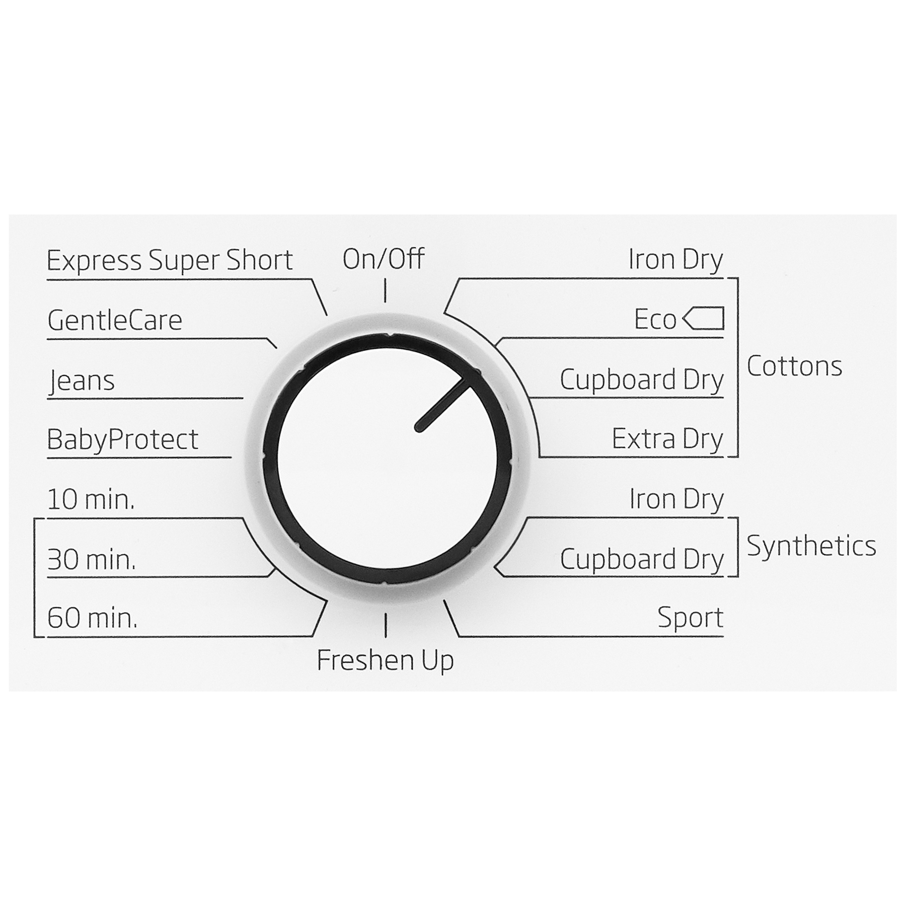 Beko DTBC10001W 10kg Freestanding Condenser Tumble Dryer with Sensor Programmes White, photo 5