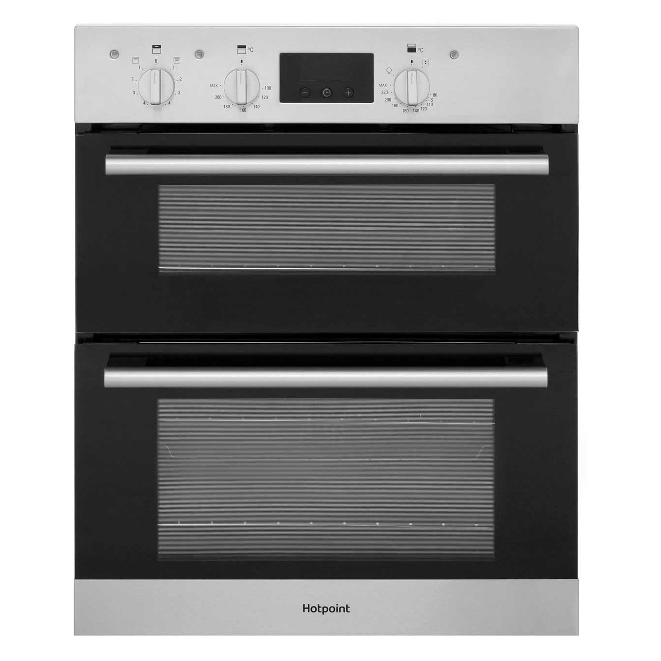 Image of Hotpoint DU2540IX 60cm Built Under Double Electric Fan Oven in St Stee