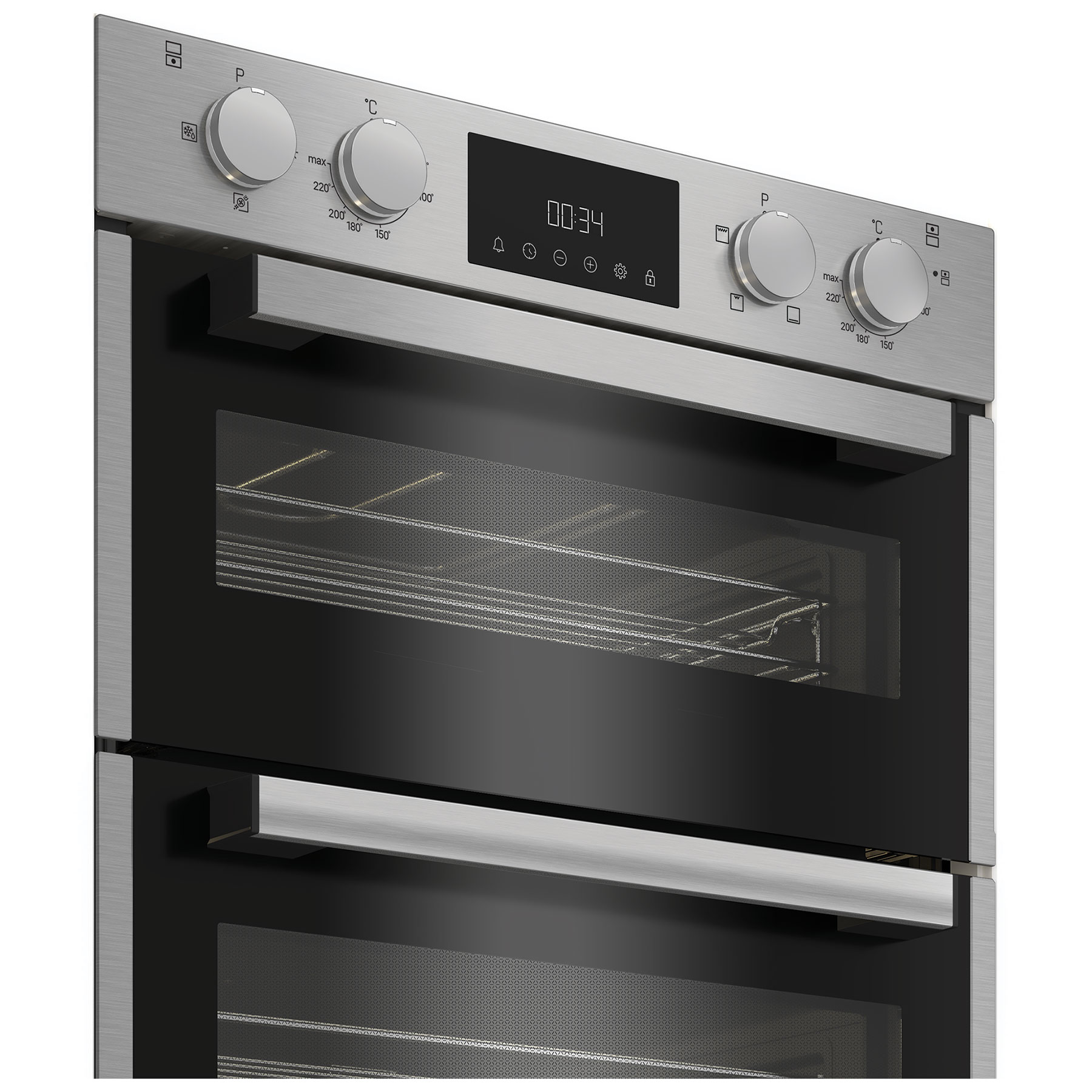 Hotpoint DUH10DIX Built Under Electric Double Oven in Stainless Steel, photo 4