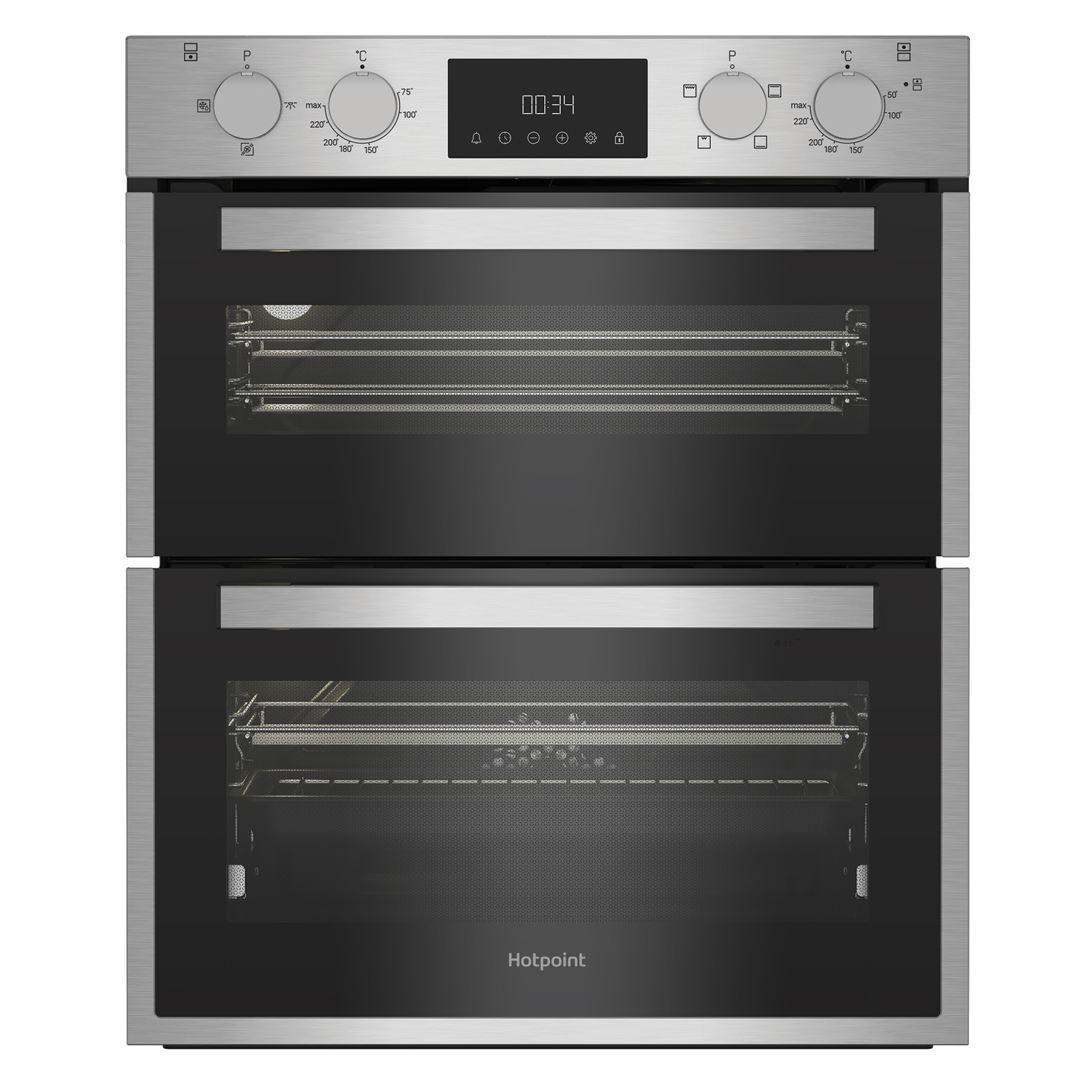Hotpoint DUH12D1IX Built Under Electric Double Oven in Stainless Steel