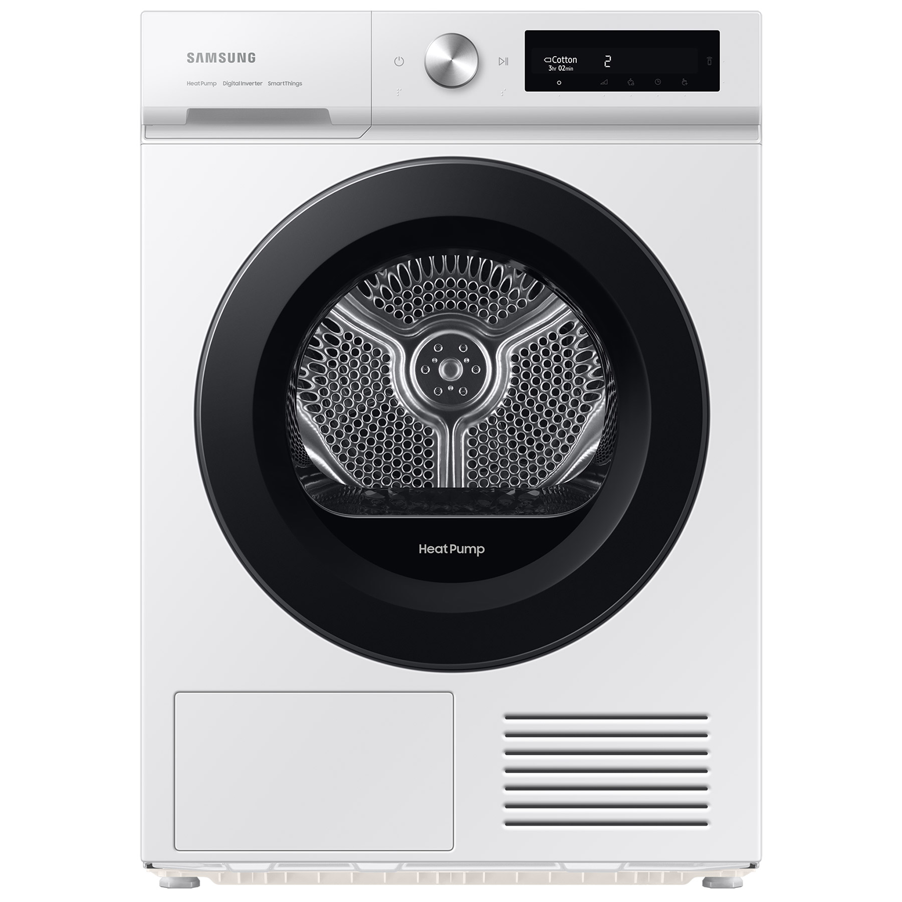Image of Samsung DV90BB5245AW 9kg Heat Pump Condenser Dryer in White A Rated