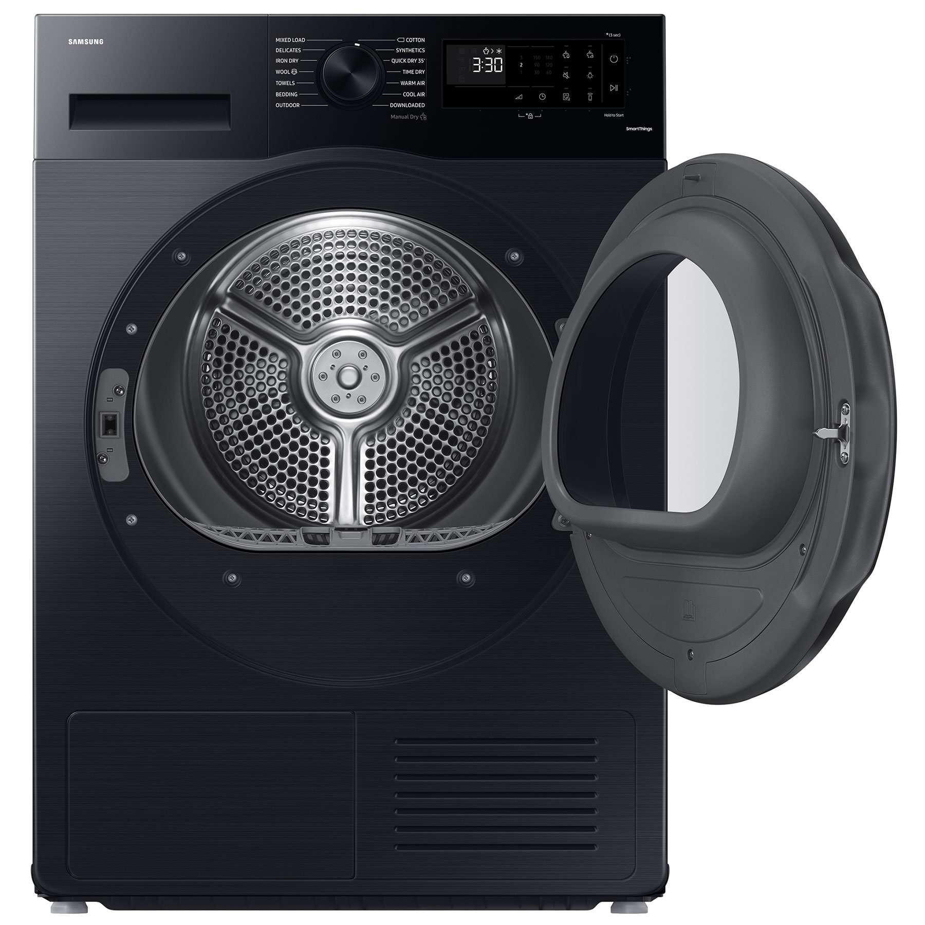 Samsung DV90CGC0A0AB 9kg Heat Pump Condenser Dryer in Black A Rated, photo 2