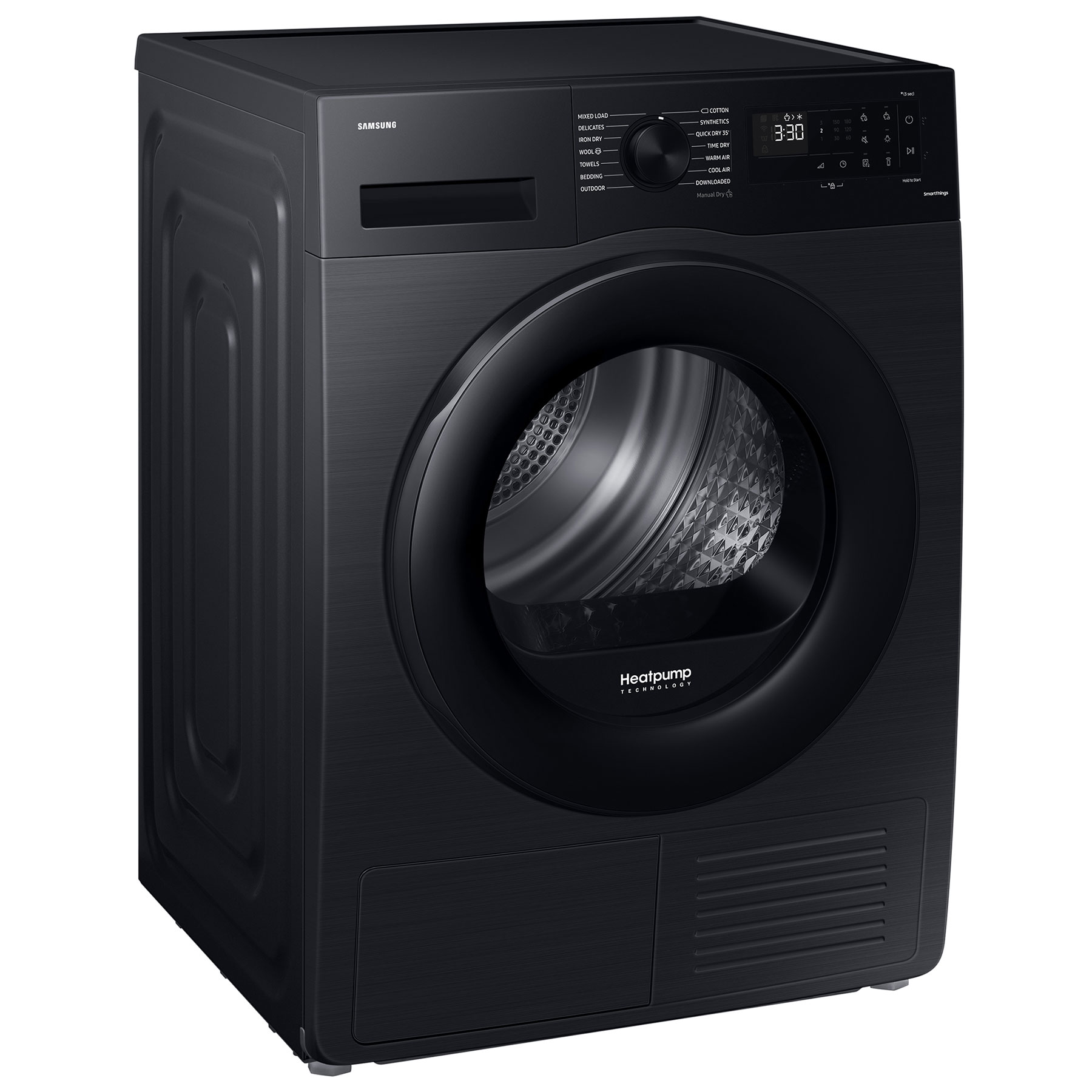 Samsung DV90CGC0A0AB 9kg Heat Pump Condenser Dryer in Black A Rated, photo 4