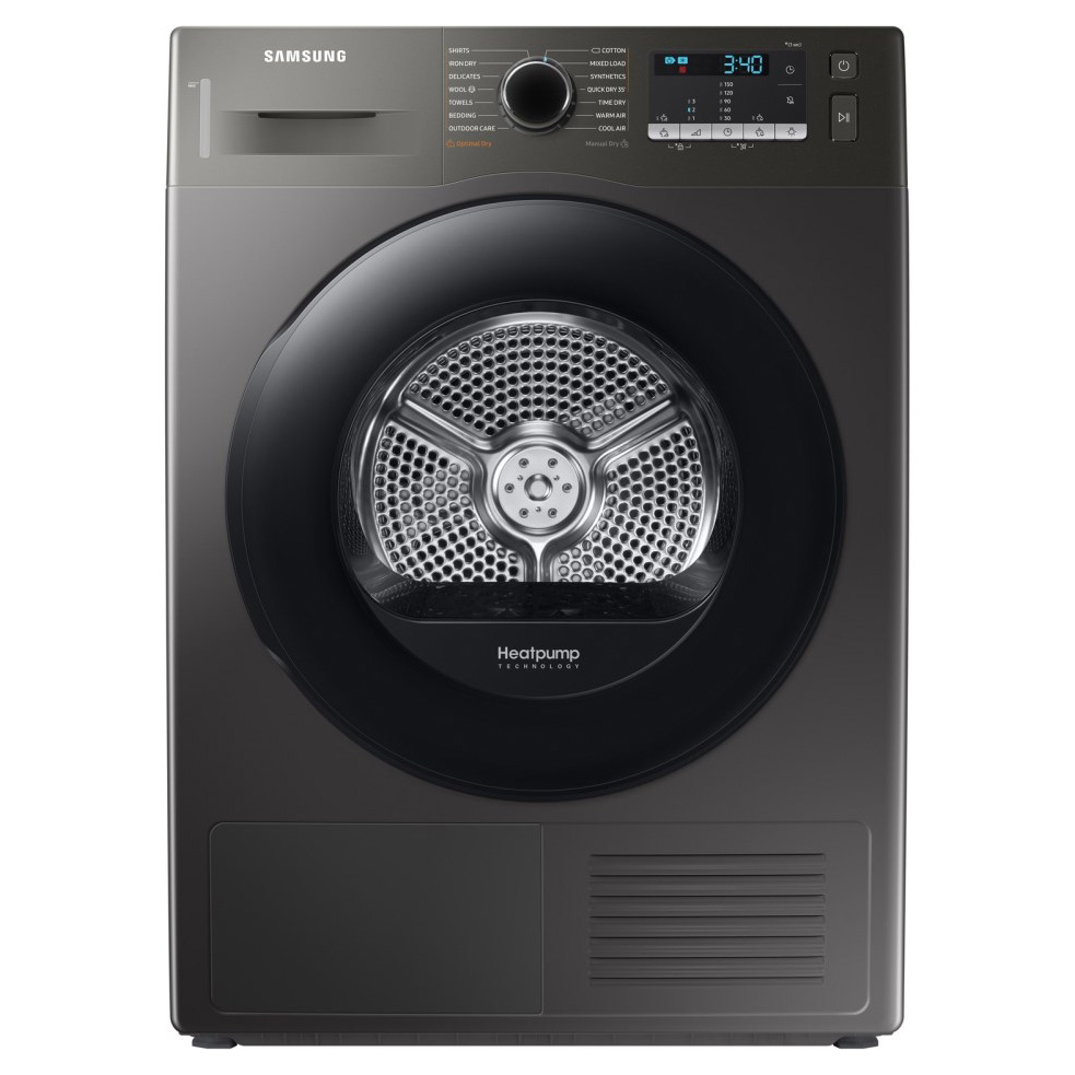 Image of Samsung DV90TA040AN 9kg Heat Pump Condenser Dryer in Graphite A Rated