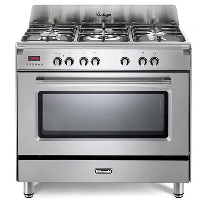 Image of Delonghi DVRS916DFSS 90cm Vintage Single Cavity D Fuel Range Cooker St