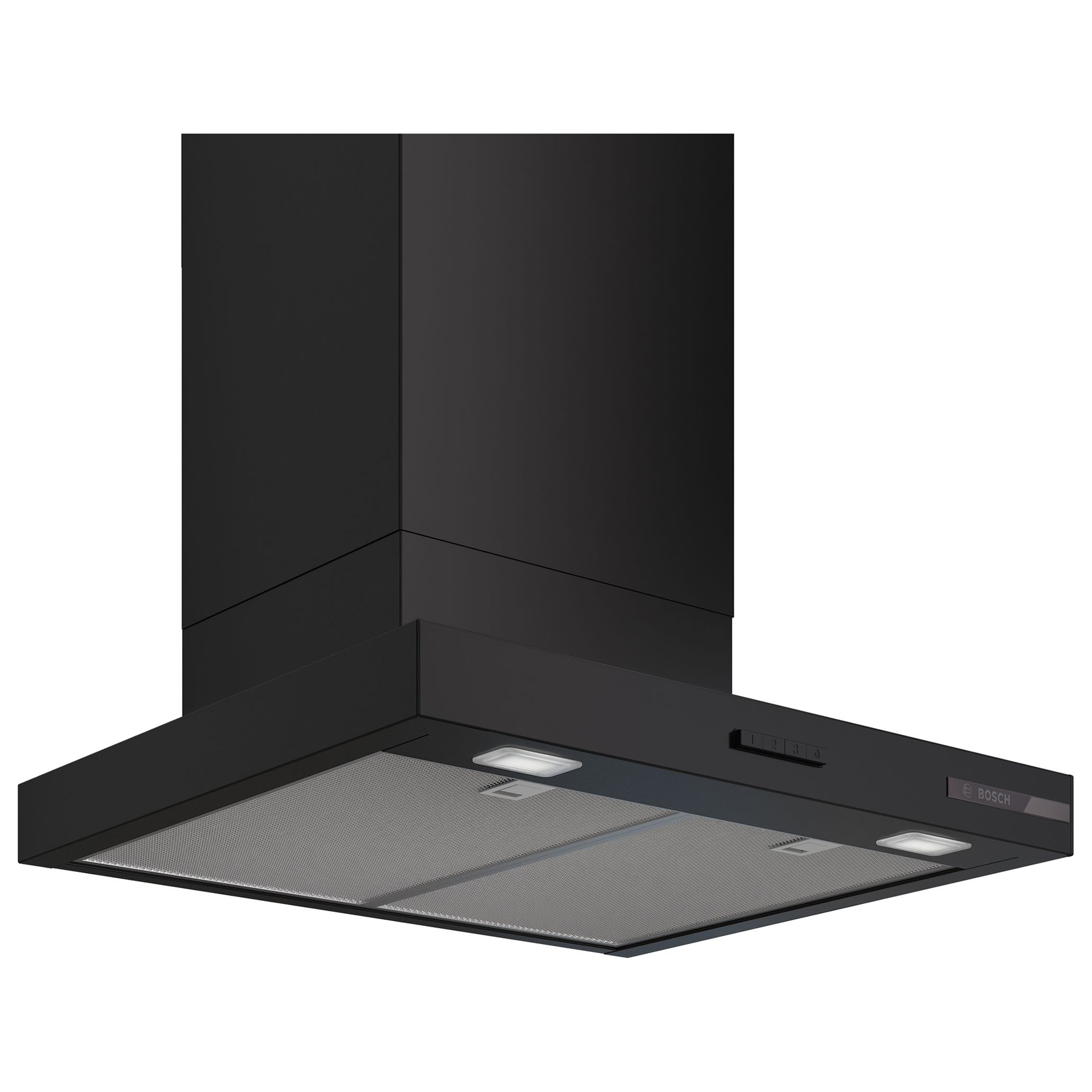 Bosch DWB65CC60B Series 4 60cm Box Design Chimney Hood in Matt Black 3