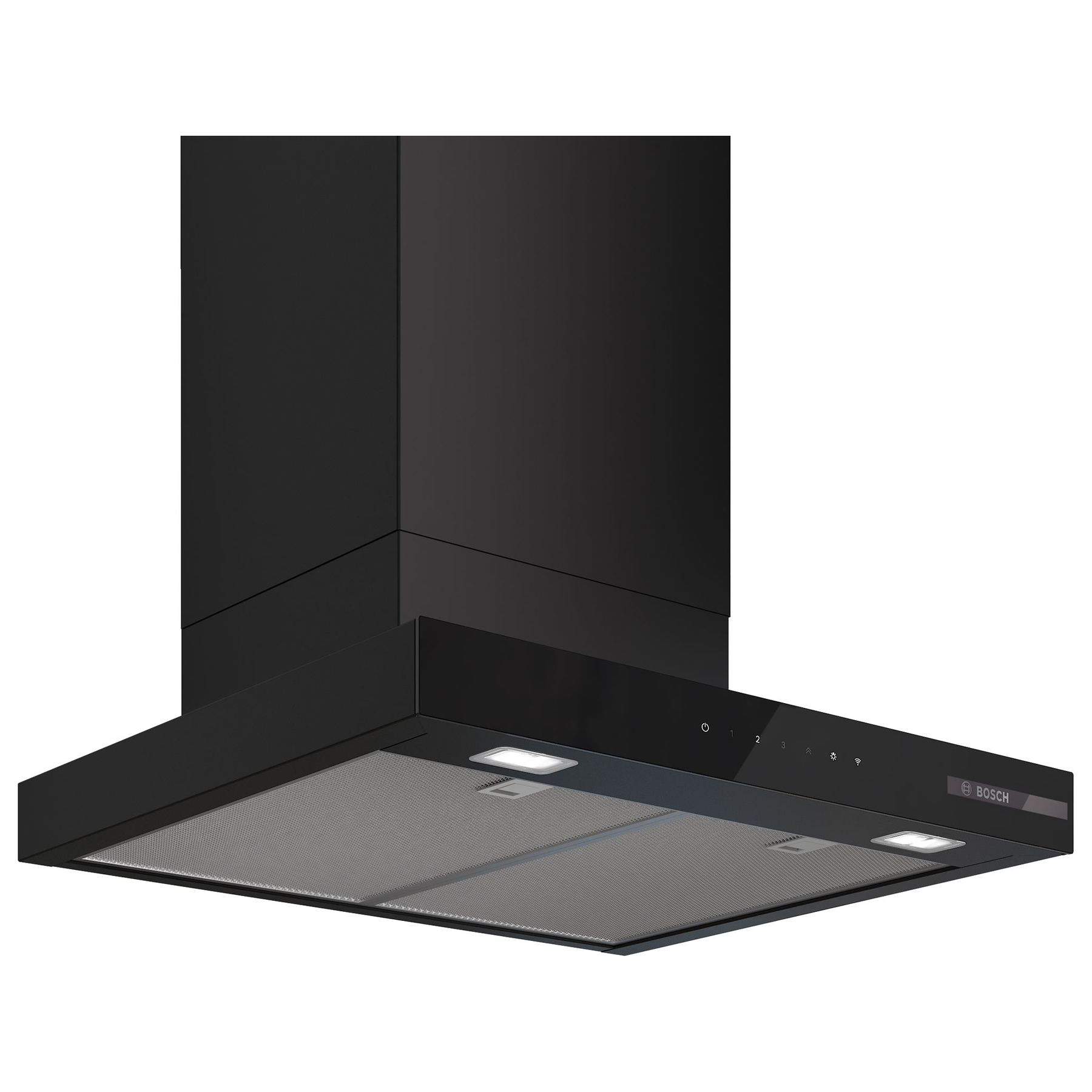 Bosch DWB67DN60B Series 6 60cm Box Design Chimney Hood in Matt Black 3