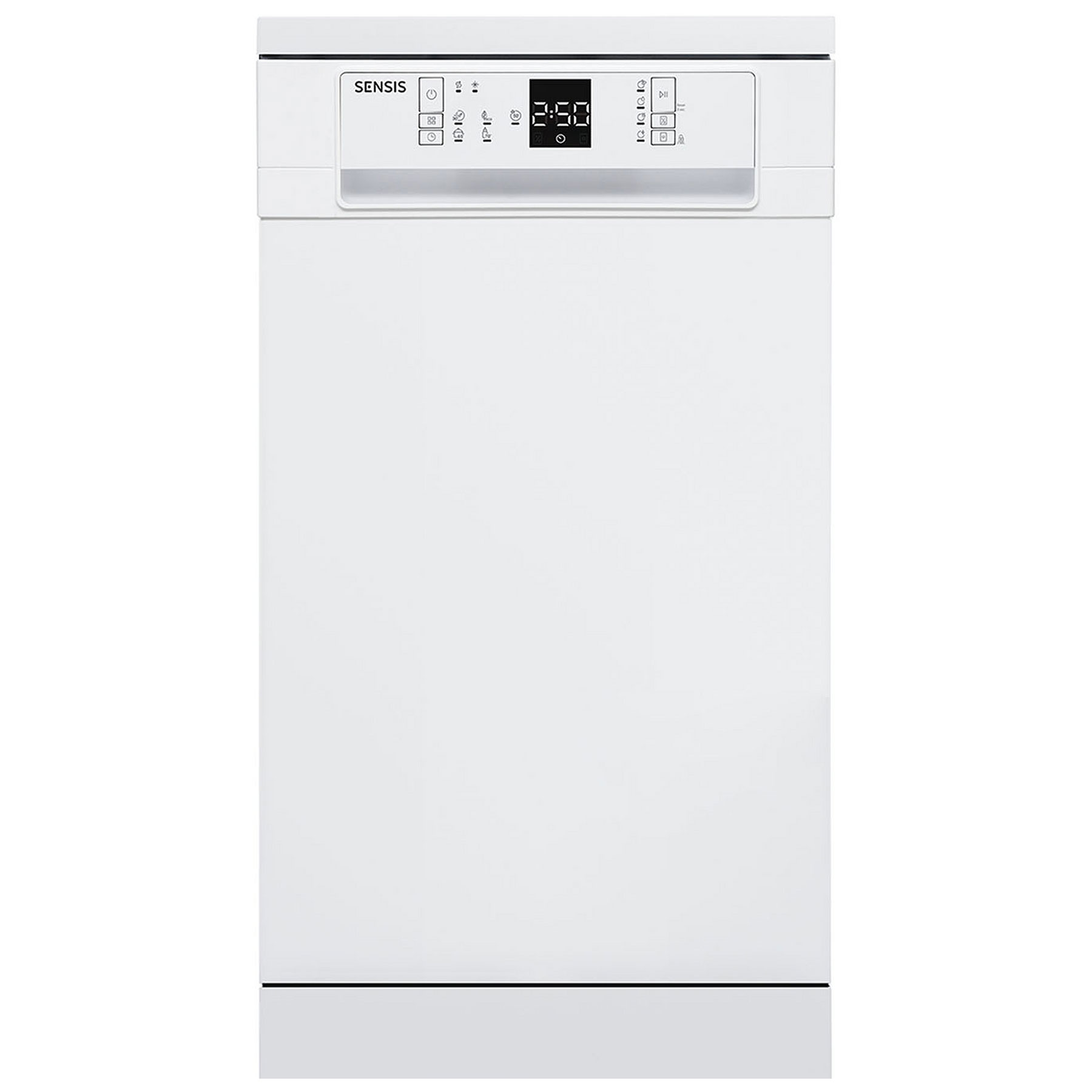Sensis DWF0110SLEW 45cm Slimline Dishwasher in White 10 Place Setting