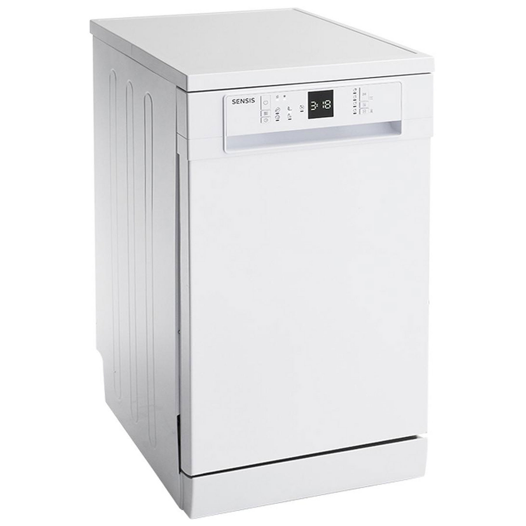 Sensis DWF0110SLEW Freestanding Slimline Dishwasher White with 10 Place Settings, photo 2
