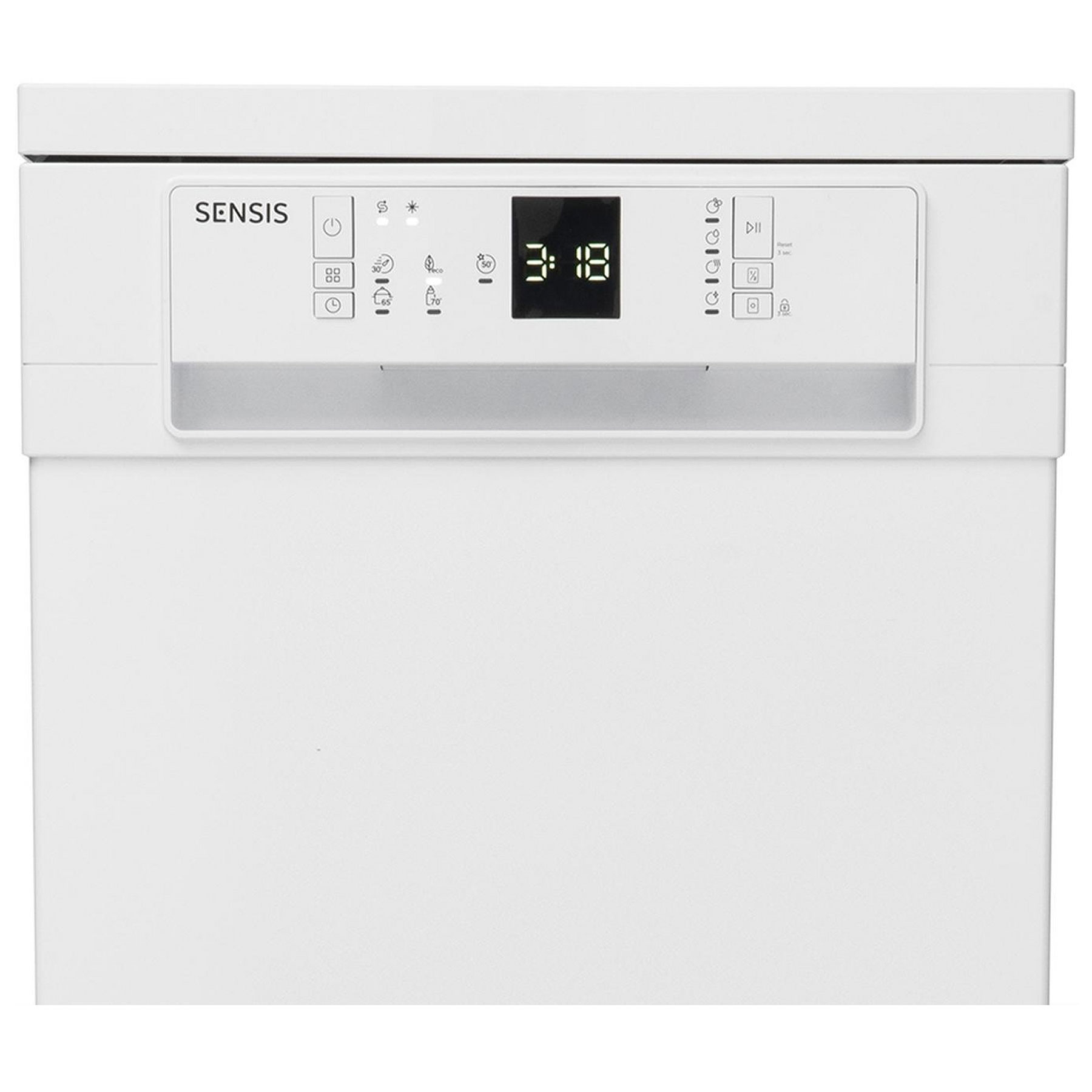 Sensis DWF0110SLEW Freestanding Slimline Dishwasher White with 10 Place Settings, photo 3