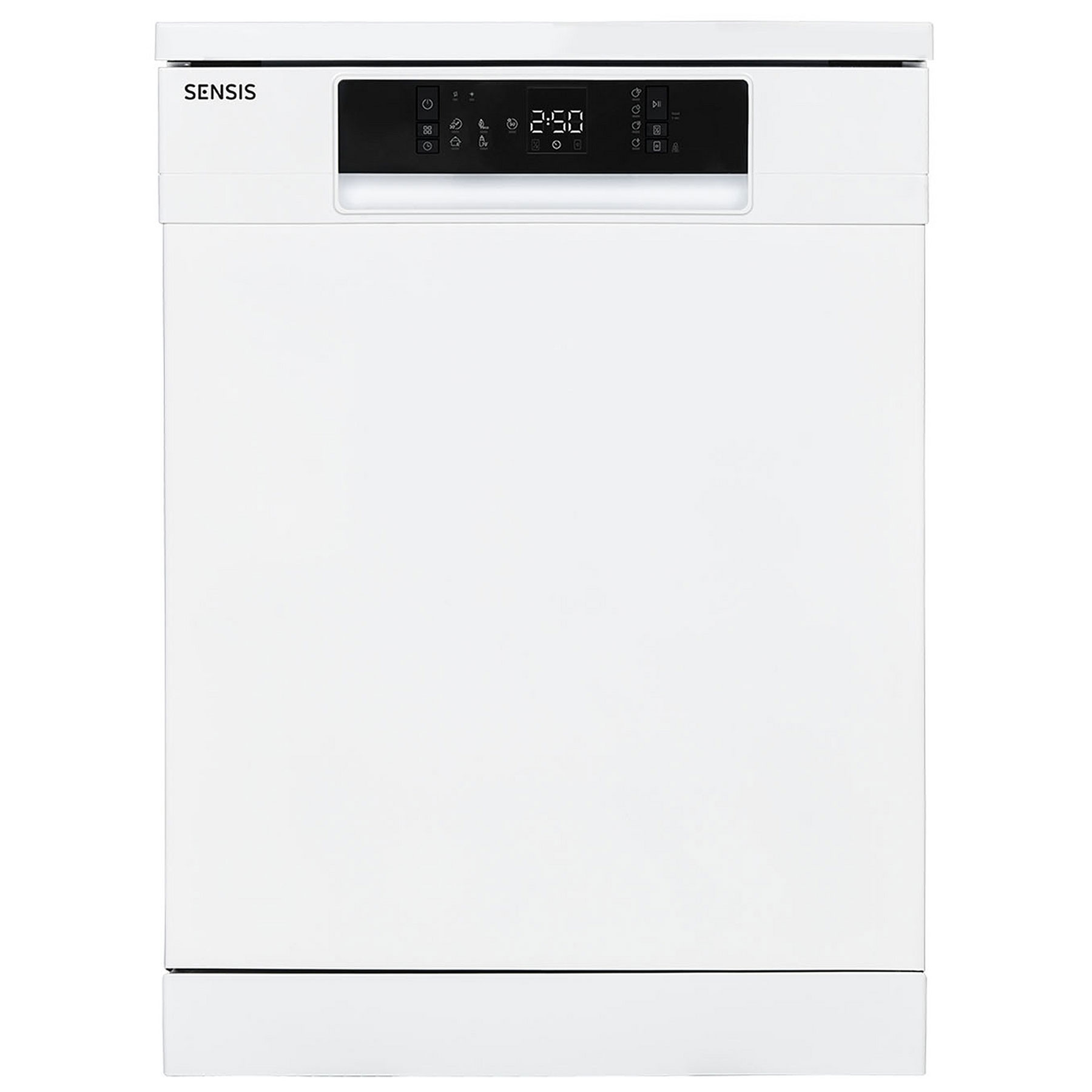 Sensis DWF0114FSDW 60cm Dishwasher in White 14 Place Setting D Rated