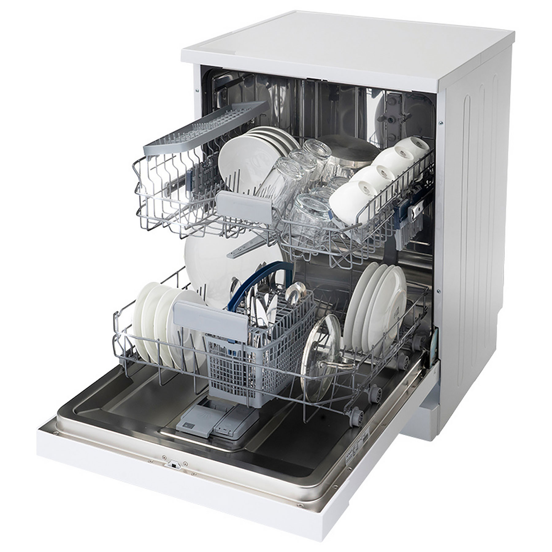 Sensis DWF0114FSDW 60cm Dishwasher in White 14 Place Setting D Rated, photo 3