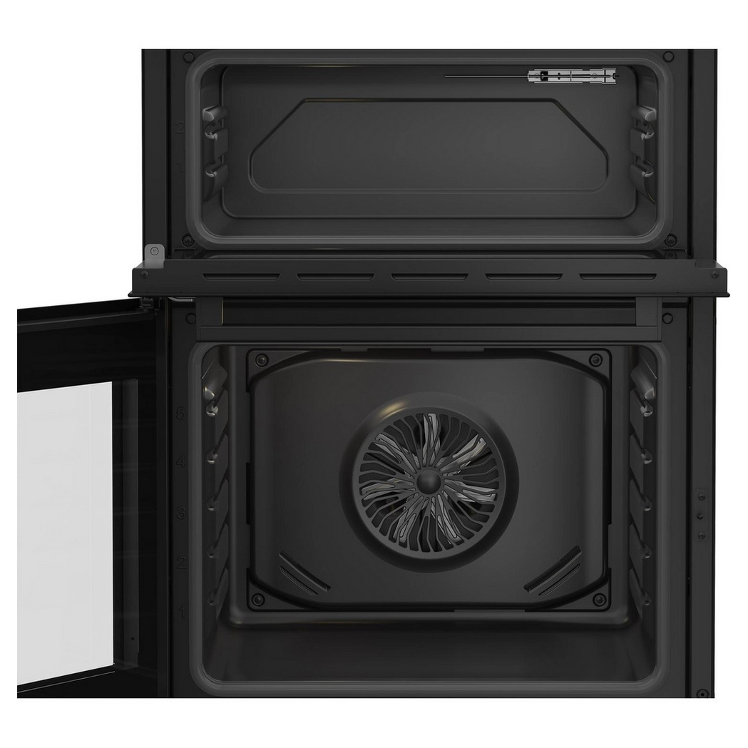 Beko EDC6731K 60cm Double Oven Electric Cooker in Black Ceramic Hob, photo 5