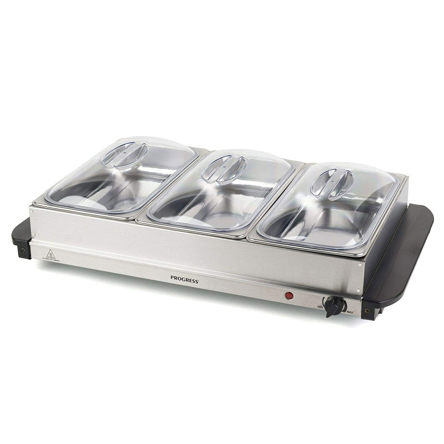 Photos - Pan Progress EK3665P Buffet Server in Stainless Steel 3 x 2 5L  