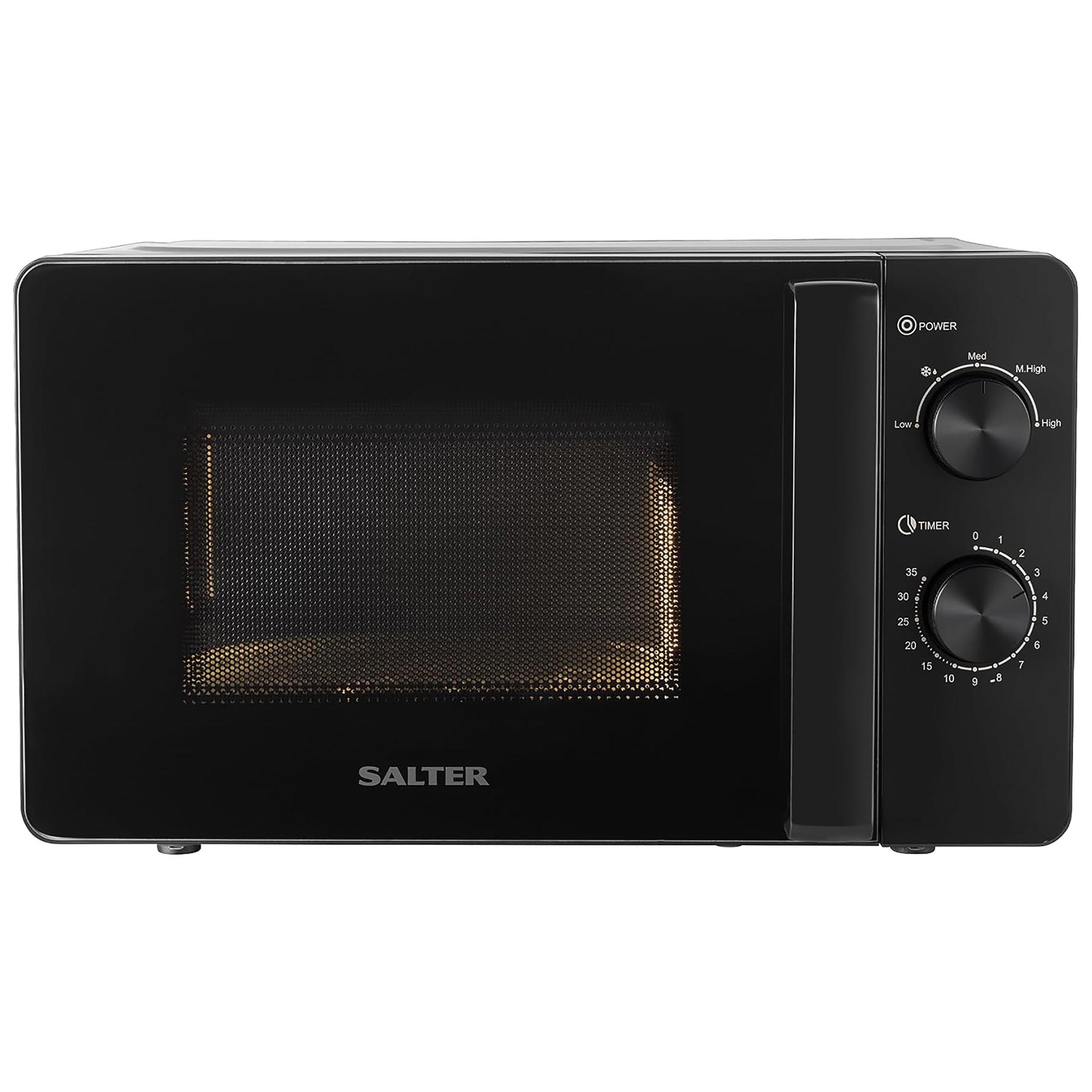 Salter EK5652MBLK KURO Microwave Oven in Matt Black 20L 800W Manual