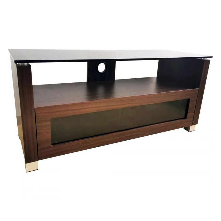 Photos - Mount/Stand TTAP ELECAB 1250W Elegance Cabinet 1250mm TV Stand in Walnut with Glas ELE 
