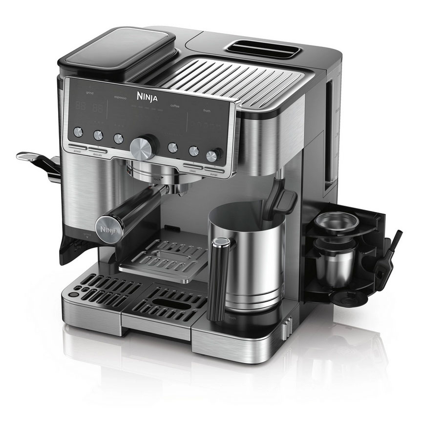 Ninja ES701UK Luxe Caf Pro Series Espresso Machine in Black Stainless, photo 4