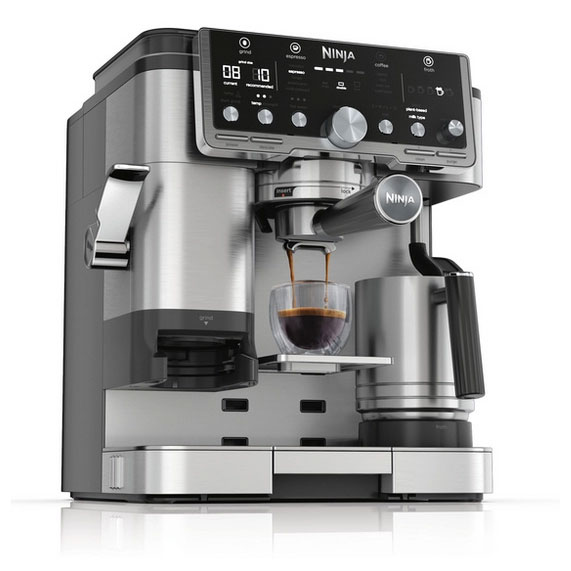 Ninja ES701UK Luxe Caf Pro Series Espresso Machine in Black Stainless, photo 5