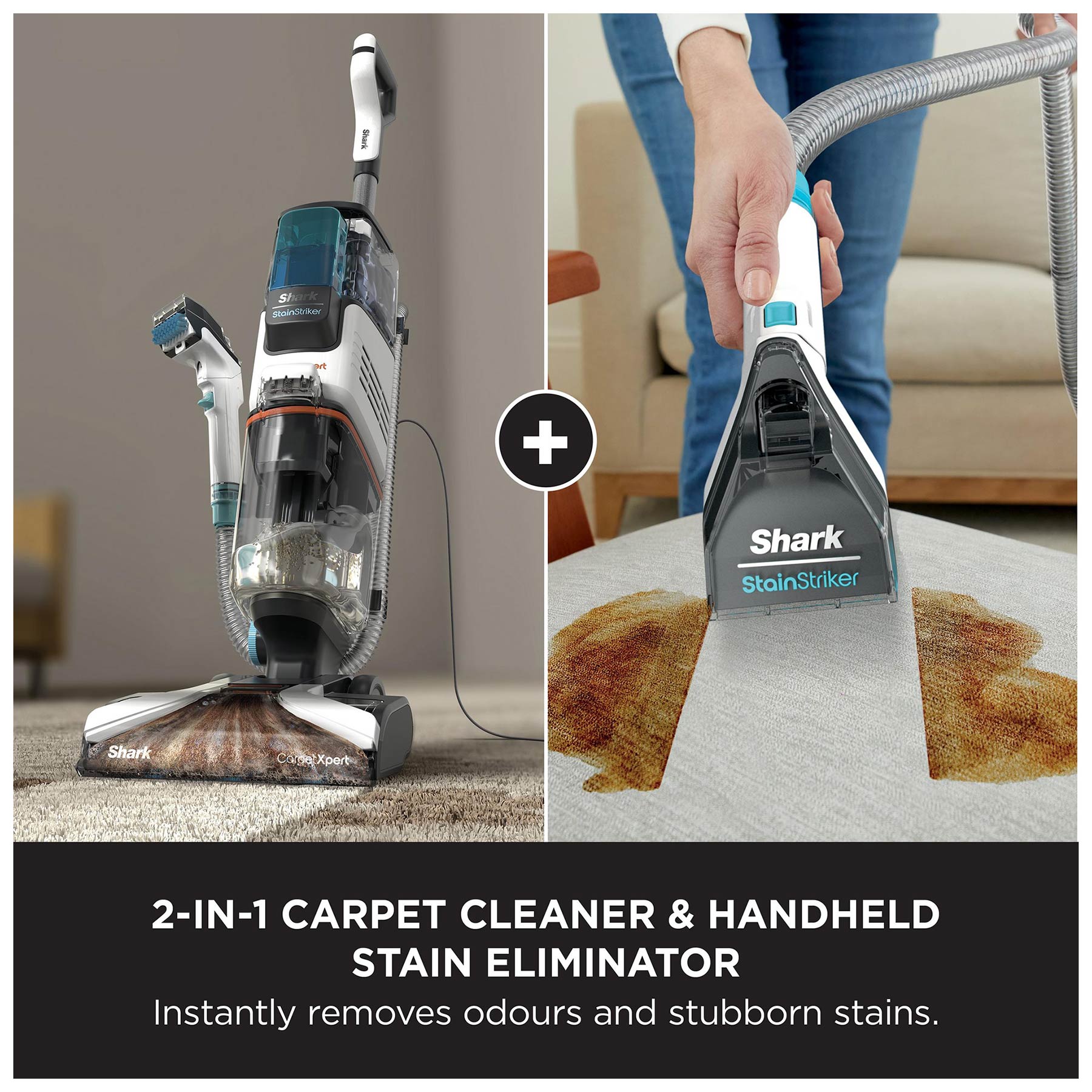 Shark EX200UK CarpetXpert Deep Carpet Cleaner in White, photo 3