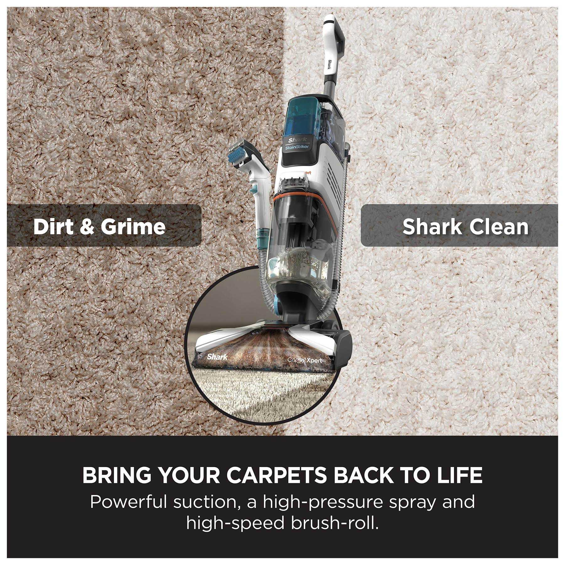 Shark EX200UK CarpetXpert Deep Carpet Cleaner in White, photo 5
