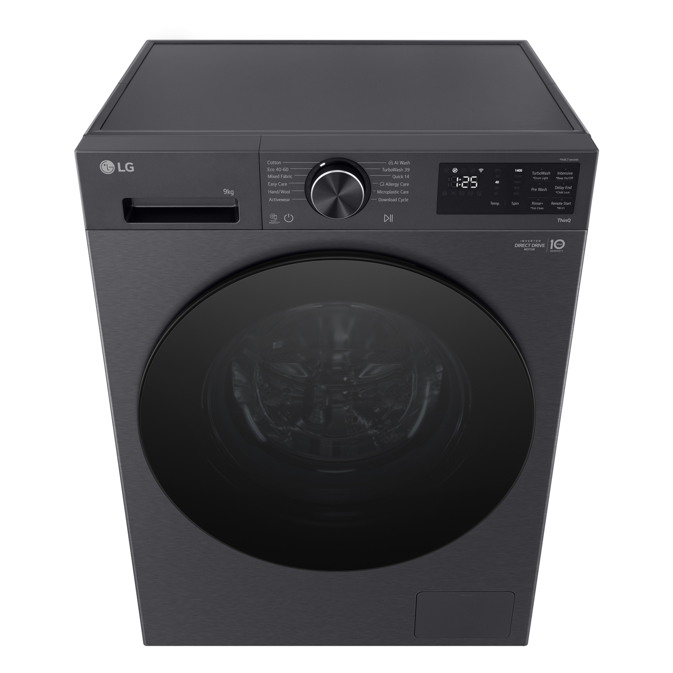 LG F2X50S9TBB 9kg 1200 Spin Washing Machine in Matte Black A Rated Cou, photo 4