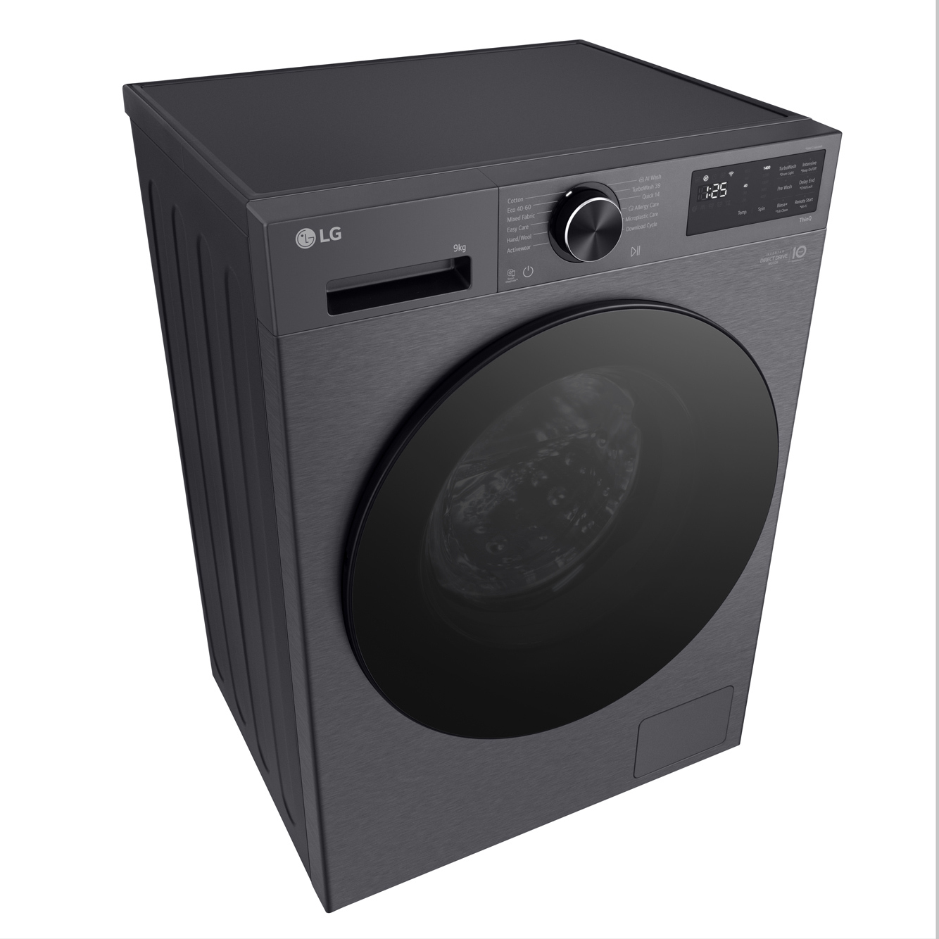 LG F2X50S9TBB 9kg 1200 Spin Washing Machine in Matte Black A Rated Cou, photo 5