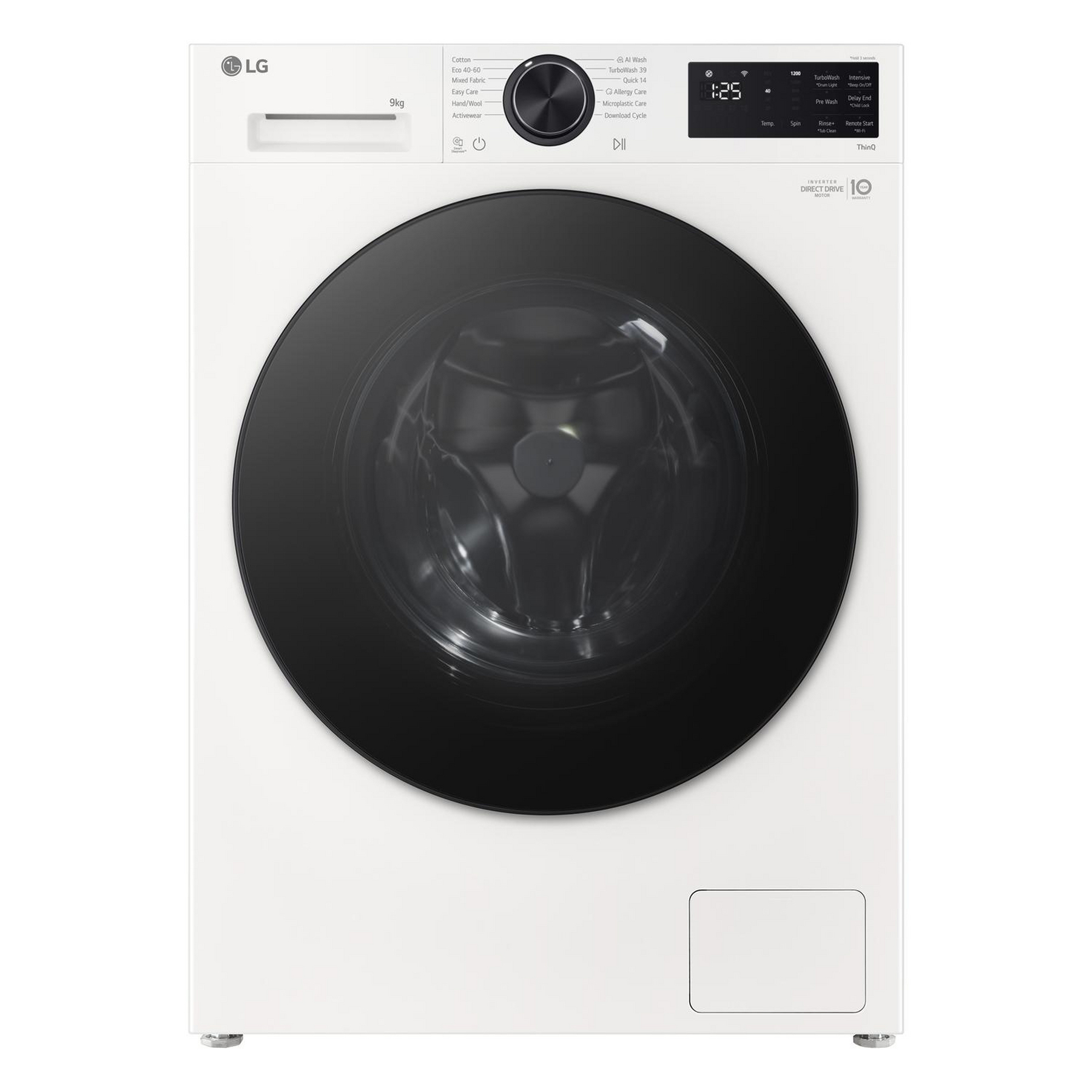 LG F2X50S9TWB 9kg 1200 Spin Washing Machine in White A Rated Counter D