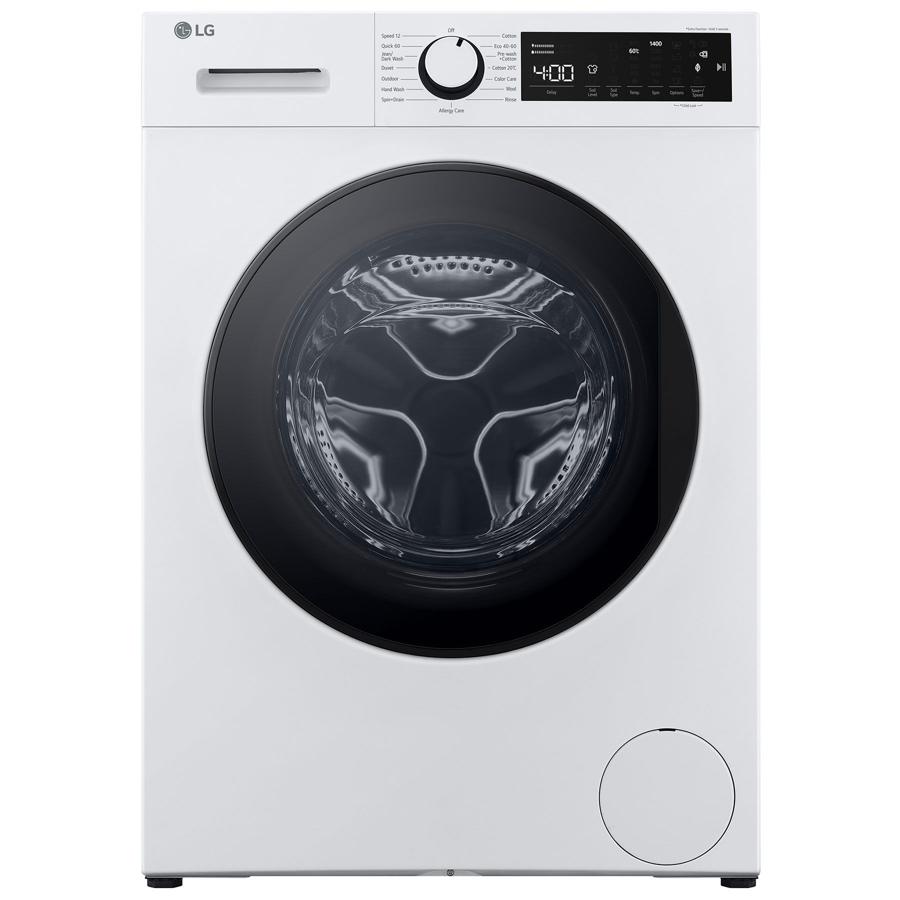 Image of LG F4T209WSE Washing Machine in White 1400rpm 9kg A Rated