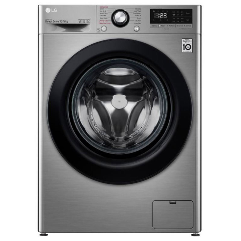 Image of LG F4V310SSE Washing Machine in Graphite 1400rpm 10 5kg B Rated