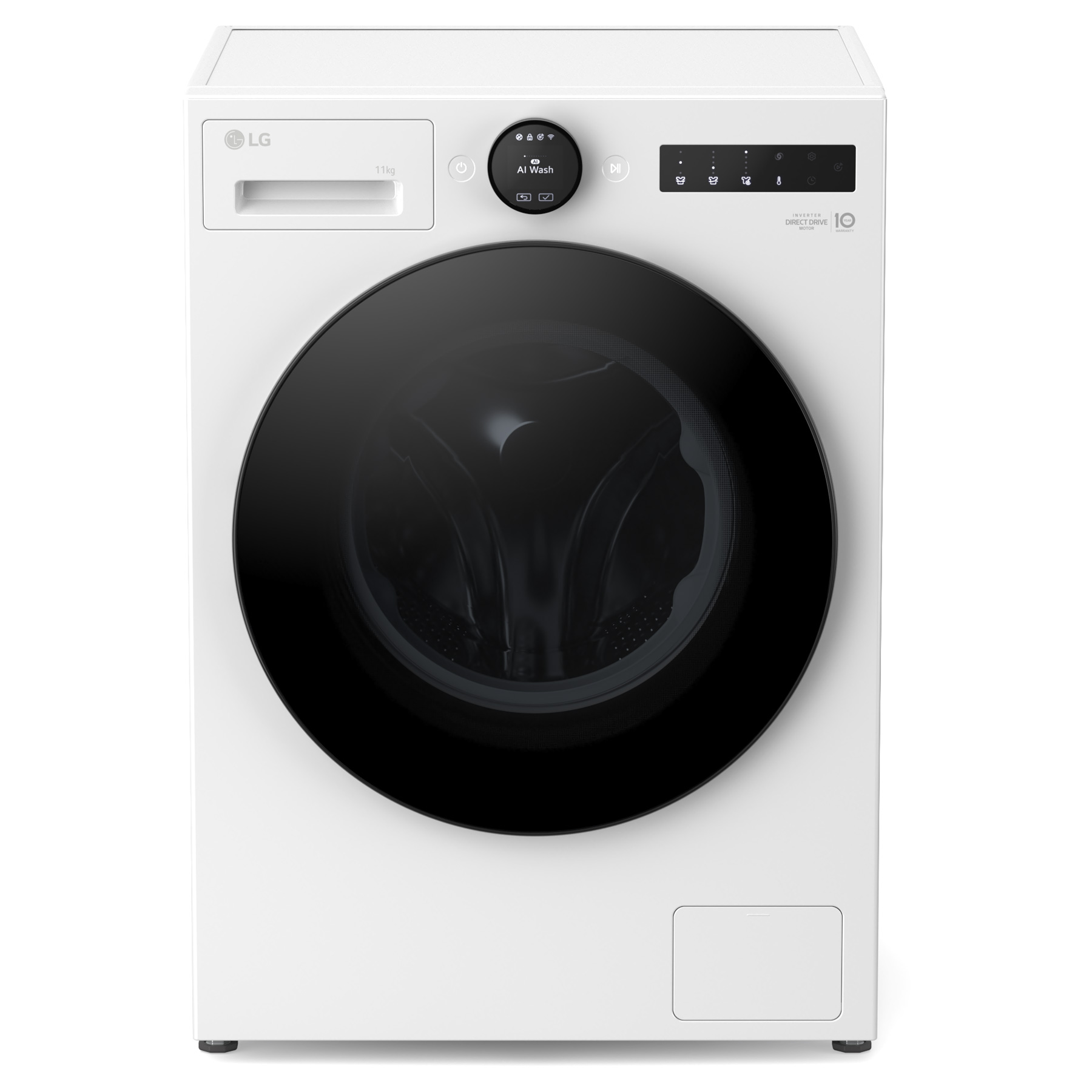 LG F4X7011TWB 11kg 1400 Spin Washing Machine in Essence White A Rated, photo 2