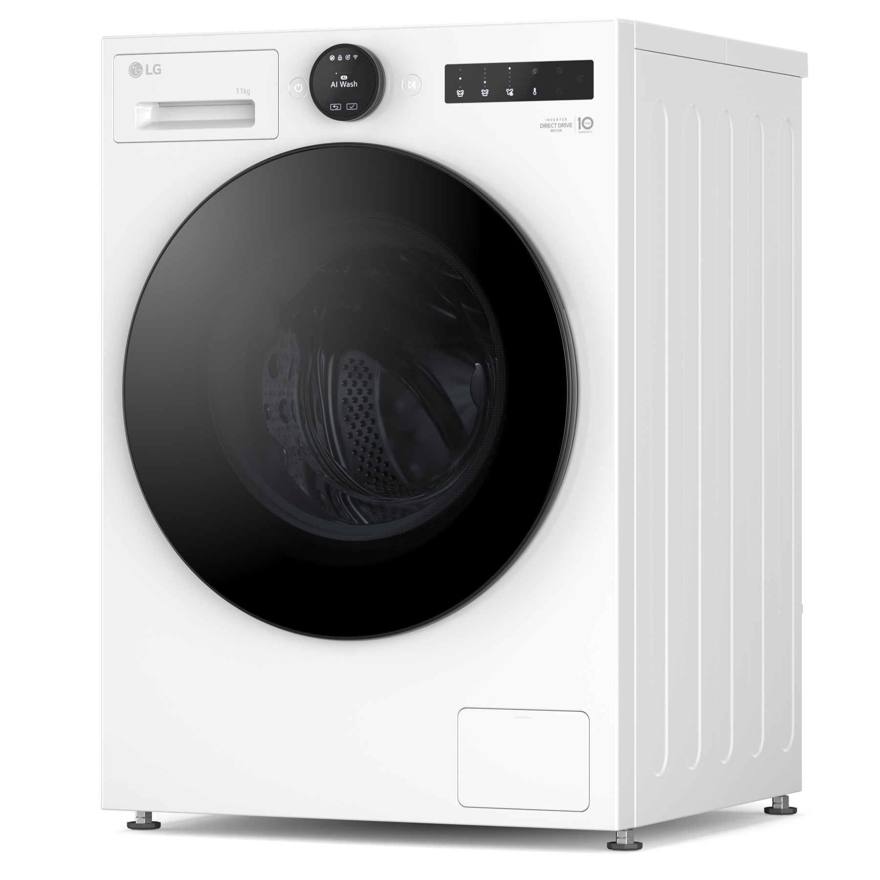 LG F4X7011TWB 11kg 1400 Spin Washing Machine in Essence White A Rated, photo 3