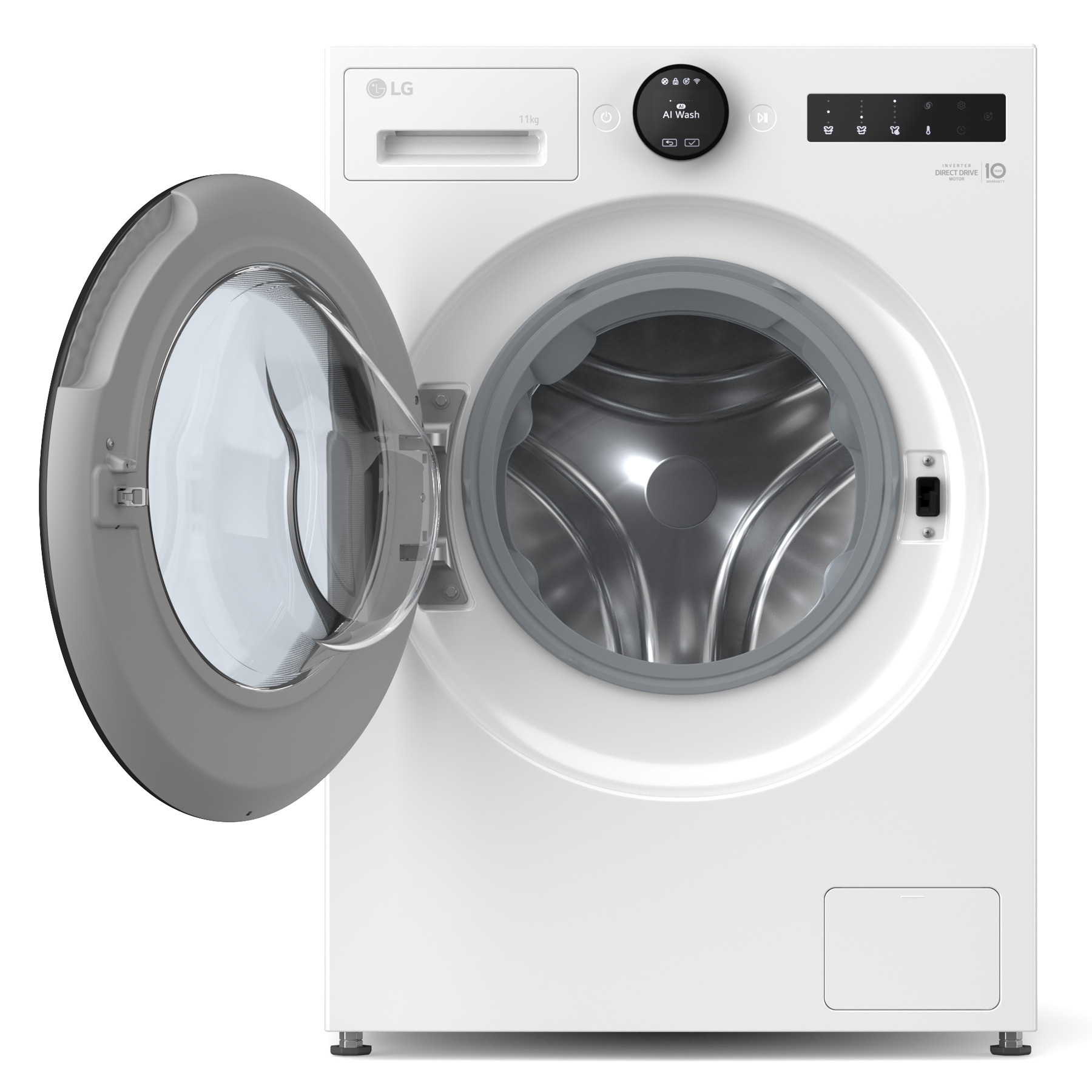 LG F4X7011TWB 11kg 1400 Spin Washing Machine in Essence White A Rated, photo 4